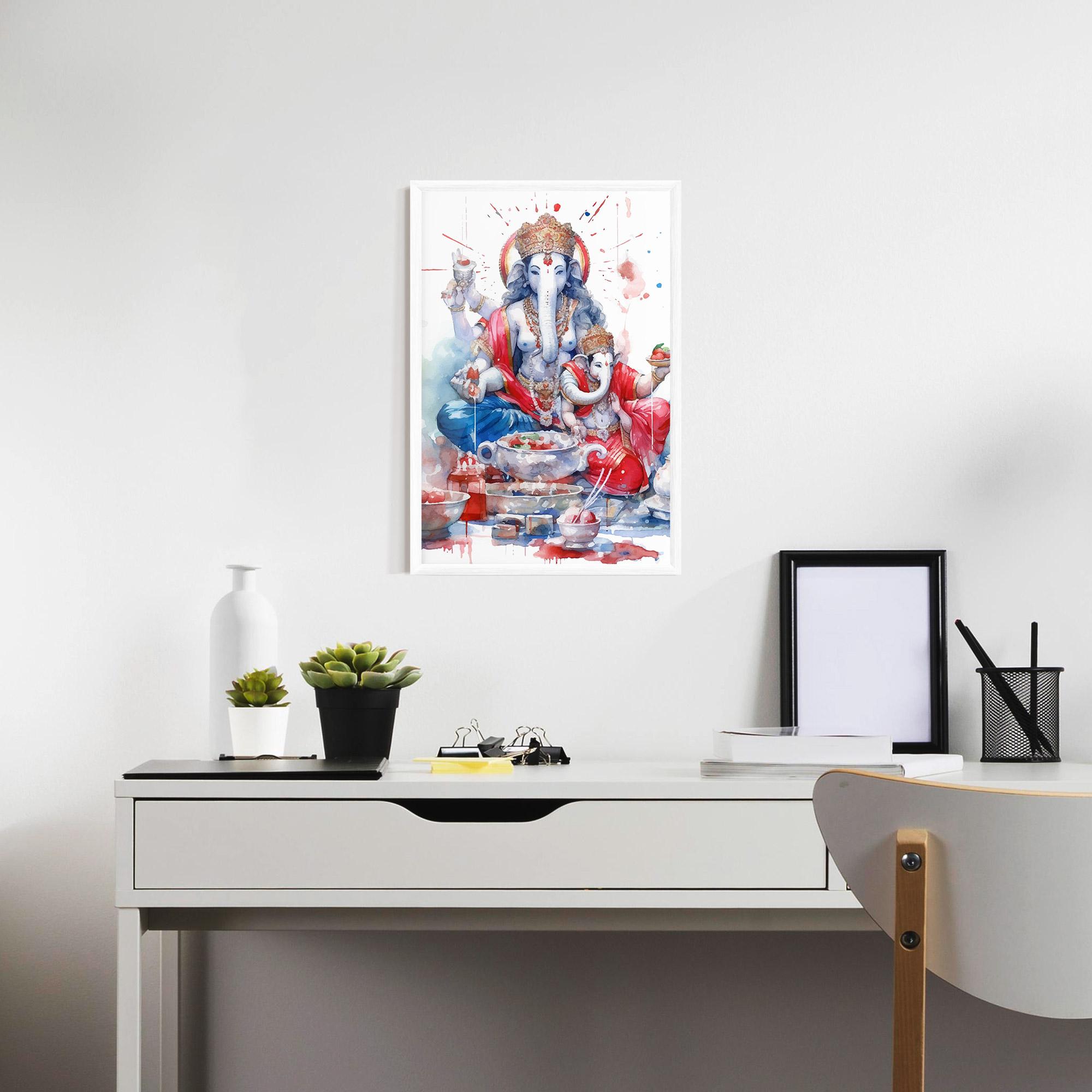 Poster Înrămat Durga Puja Festival mockup 7