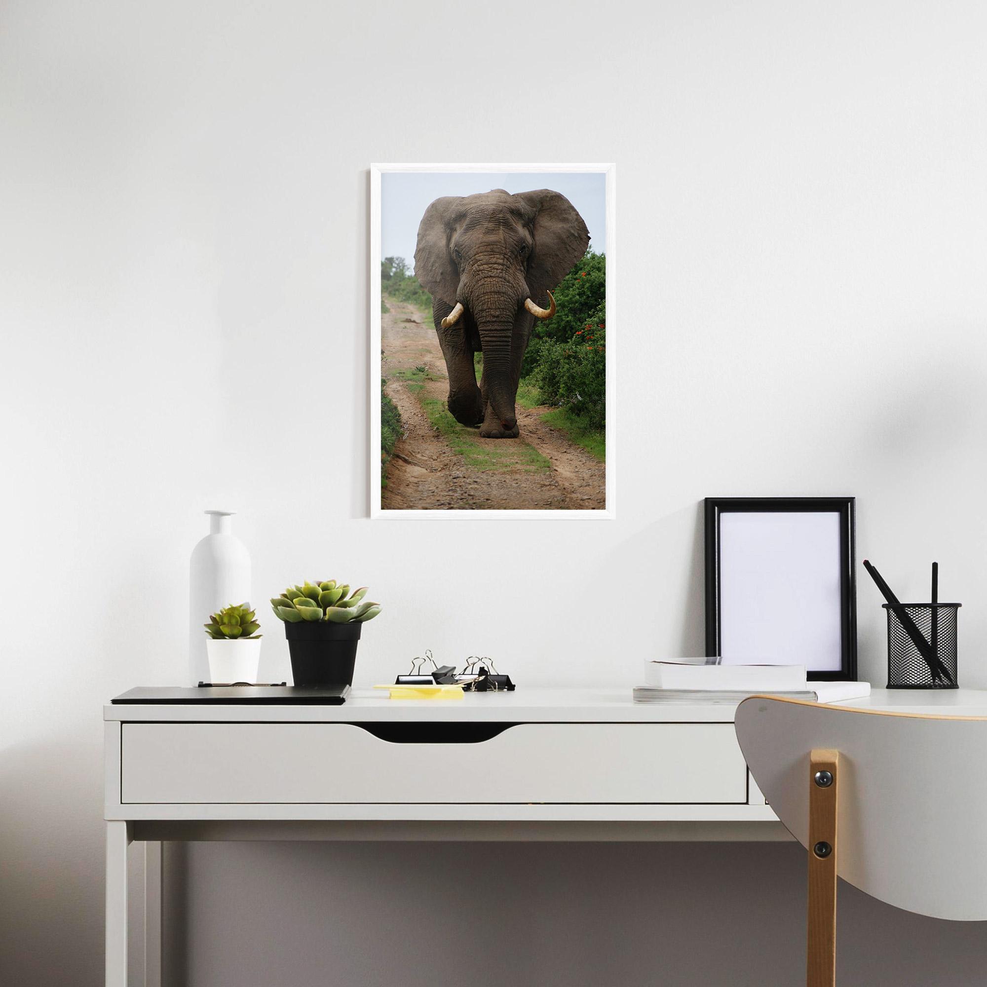 Poster Înrămat Elephant Safari mockup 7