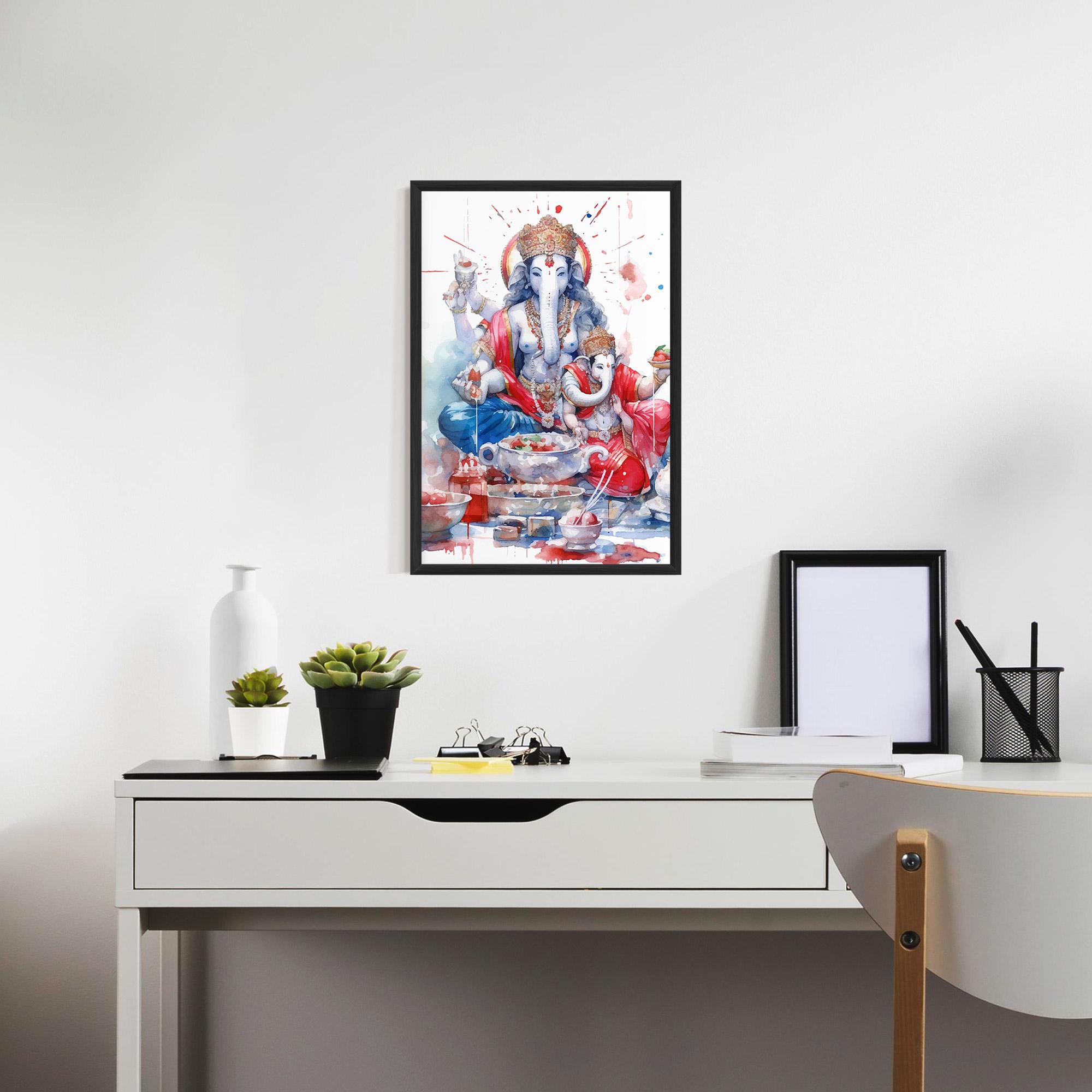 Poster Înrămat Durga Puja Festival mockup 7