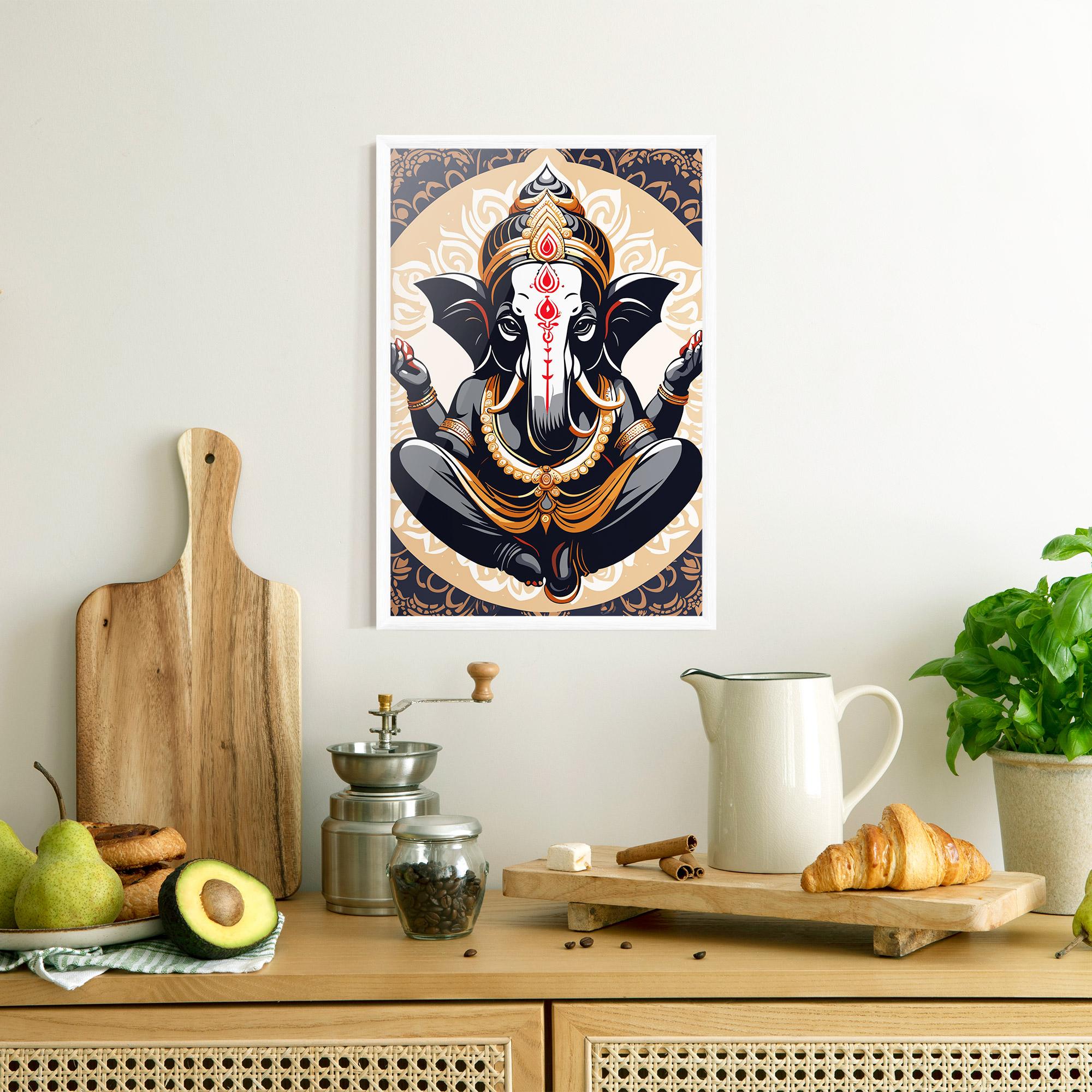 Poster Înrămat Elefant Color Mix mockup 8