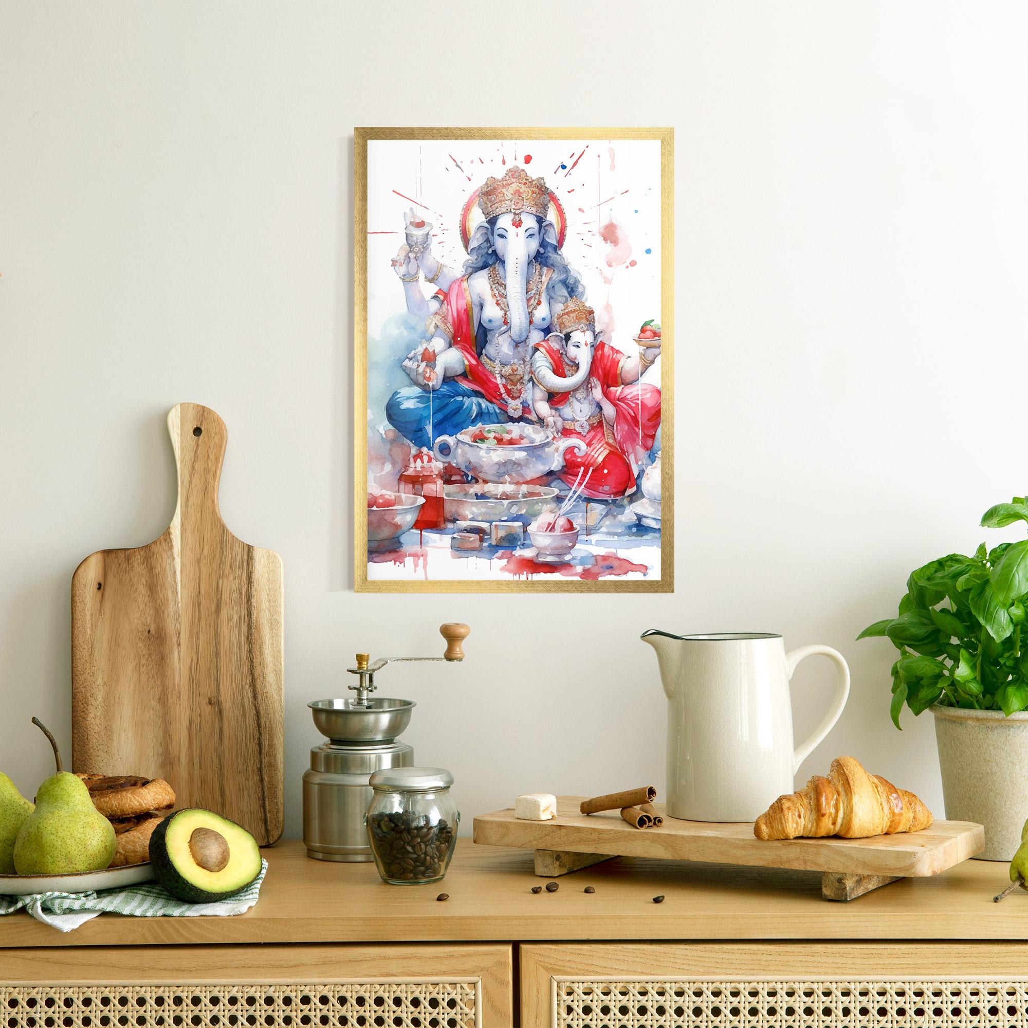 Poster Înrămat Durga Puja Festival mockup 8