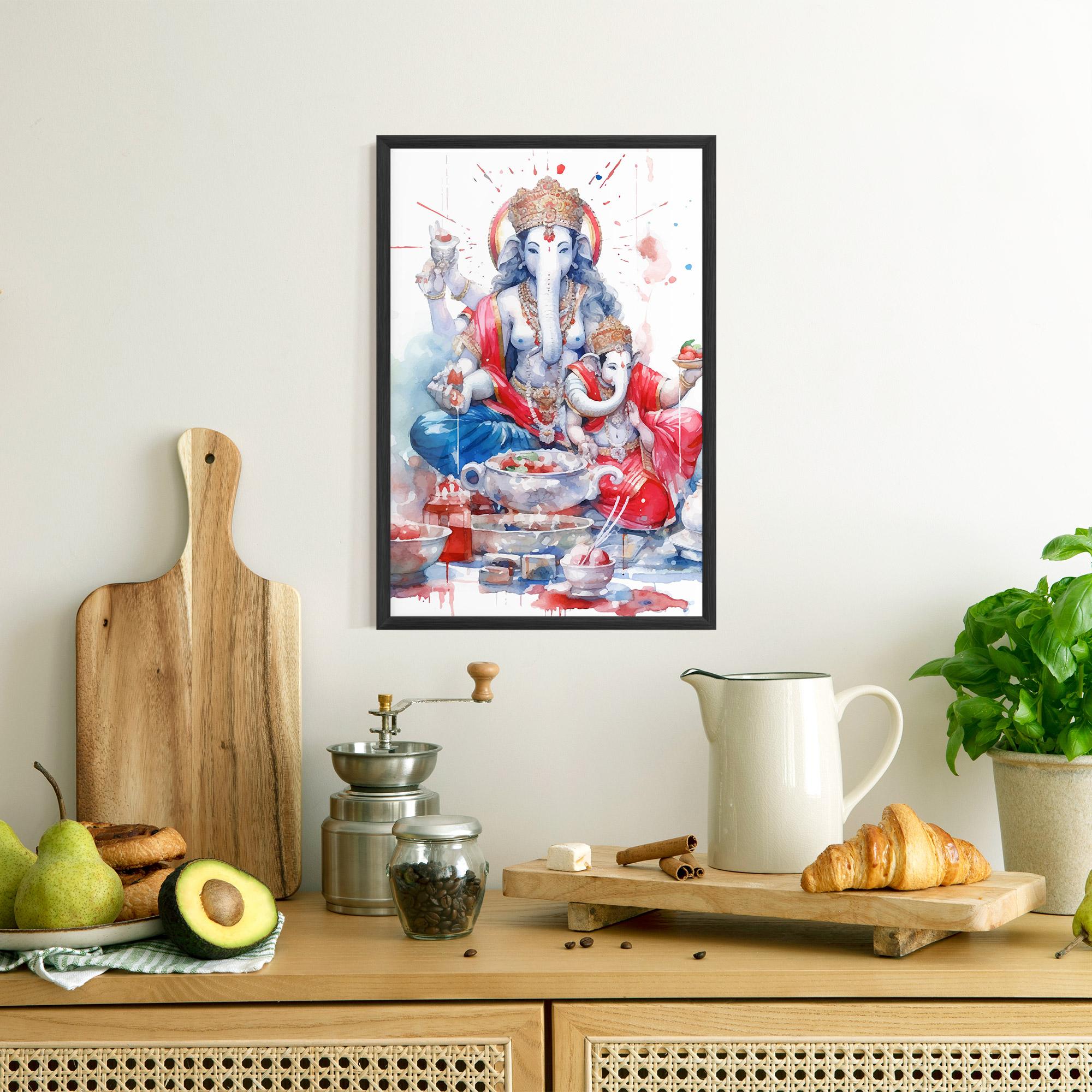 Poster Înrămat Durga Puja Festival mockup 8