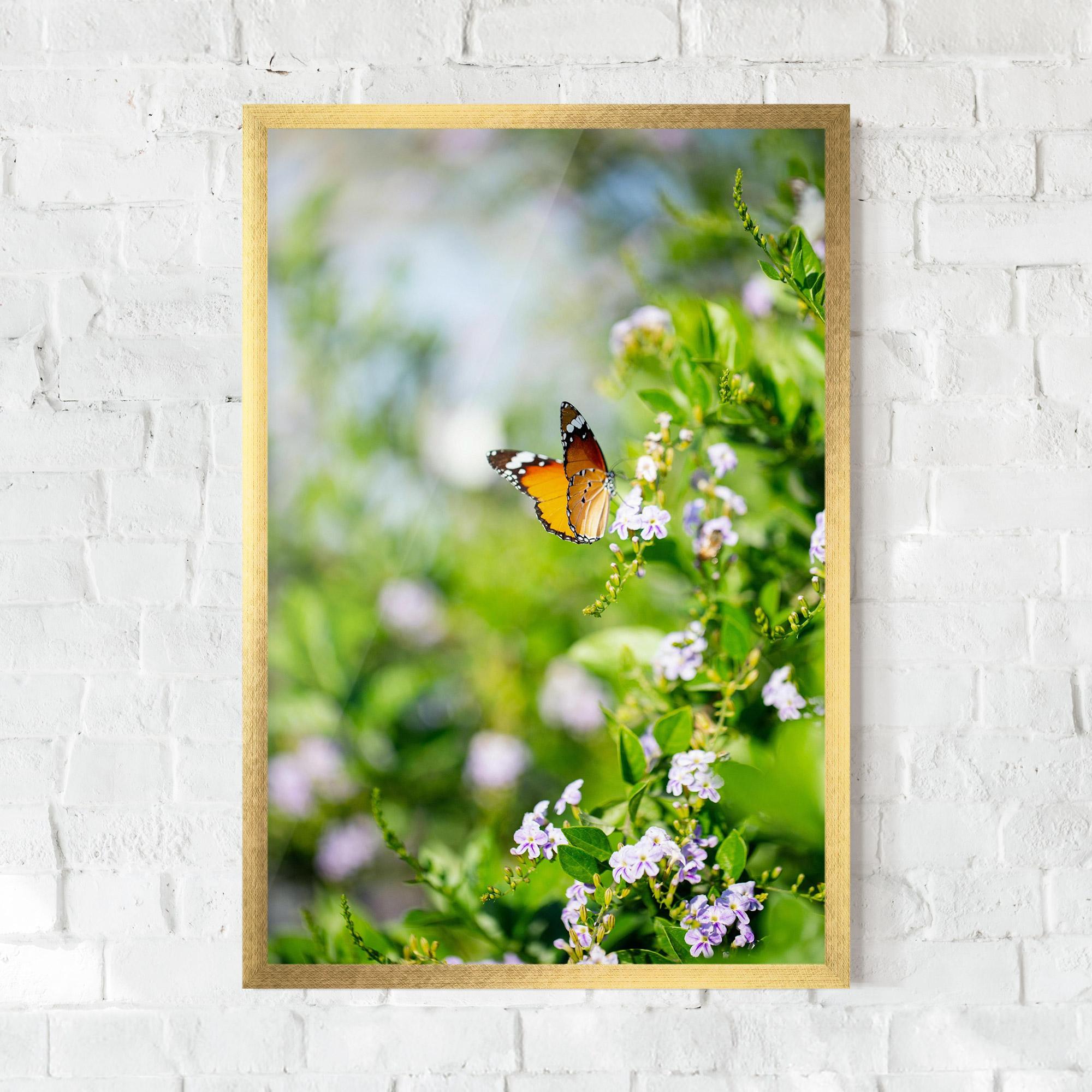 Poster Înrămat Little Orange Elephant mockup 0