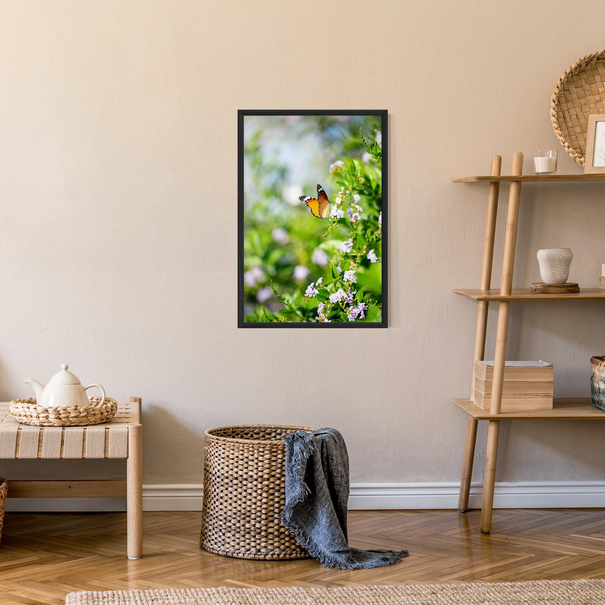 Poster Înrămat Little Orange Elephant mockup 9