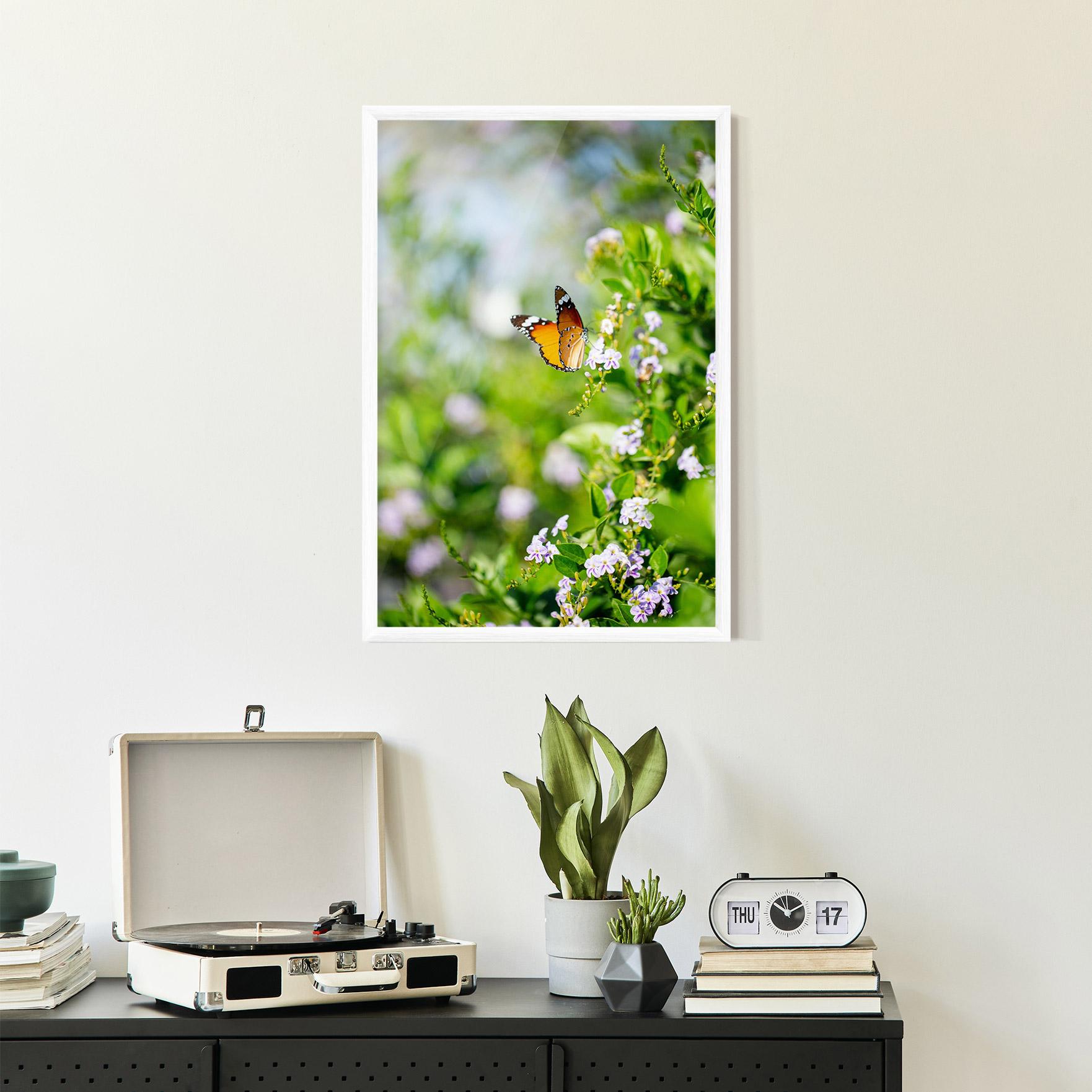 Poster Înrămat Little Orange Elephant mockup 2