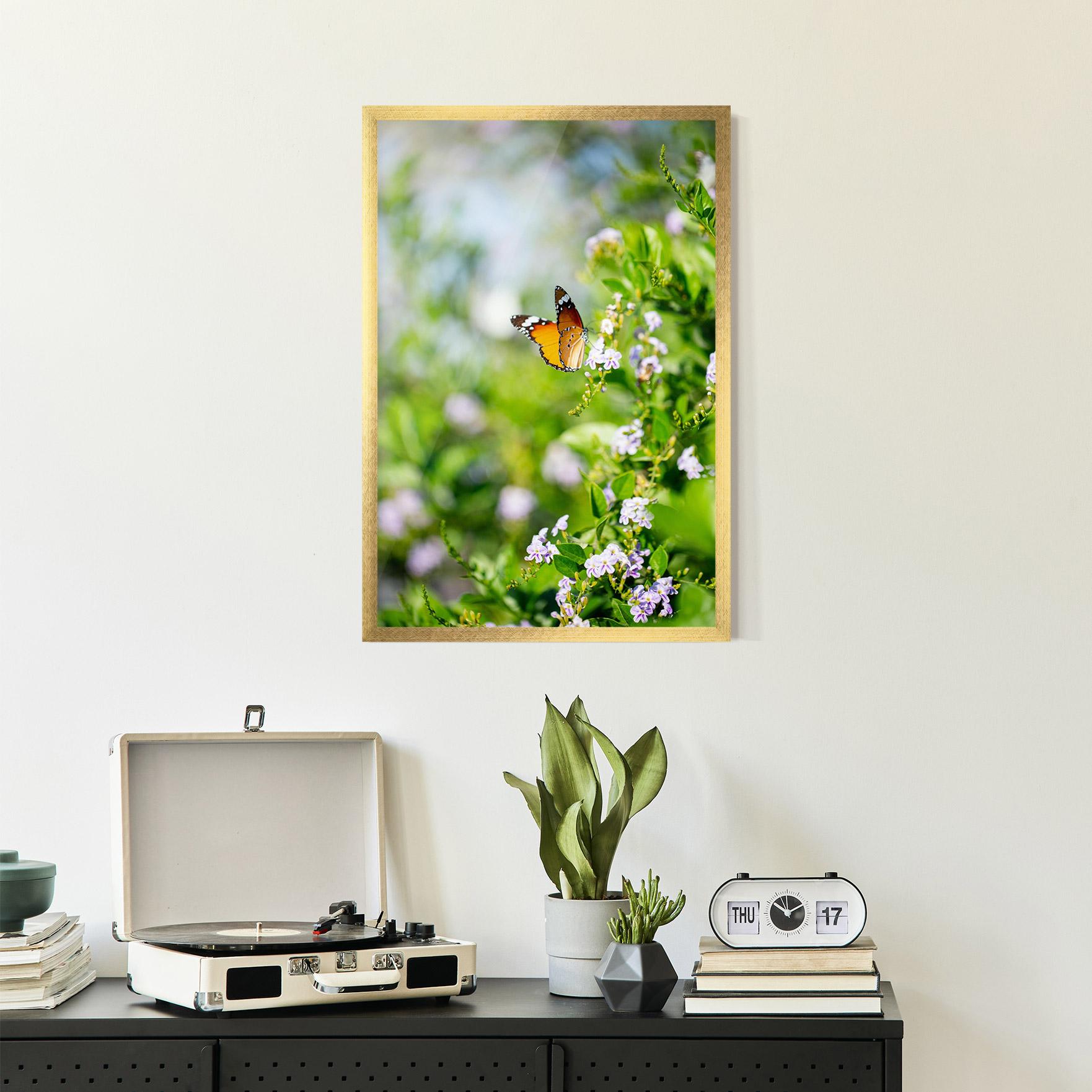 Poster Înrămat Little Orange Elephant mockup 2