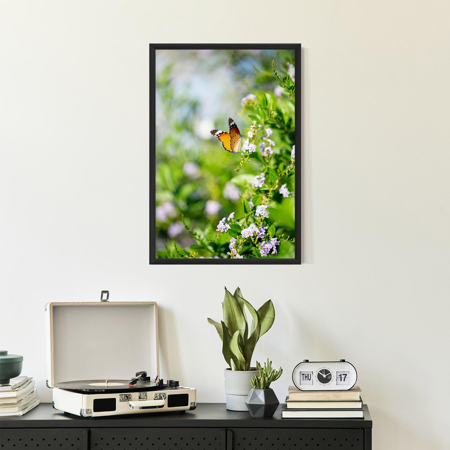 Poster Înrămat Little Orange Elephant mockup 2