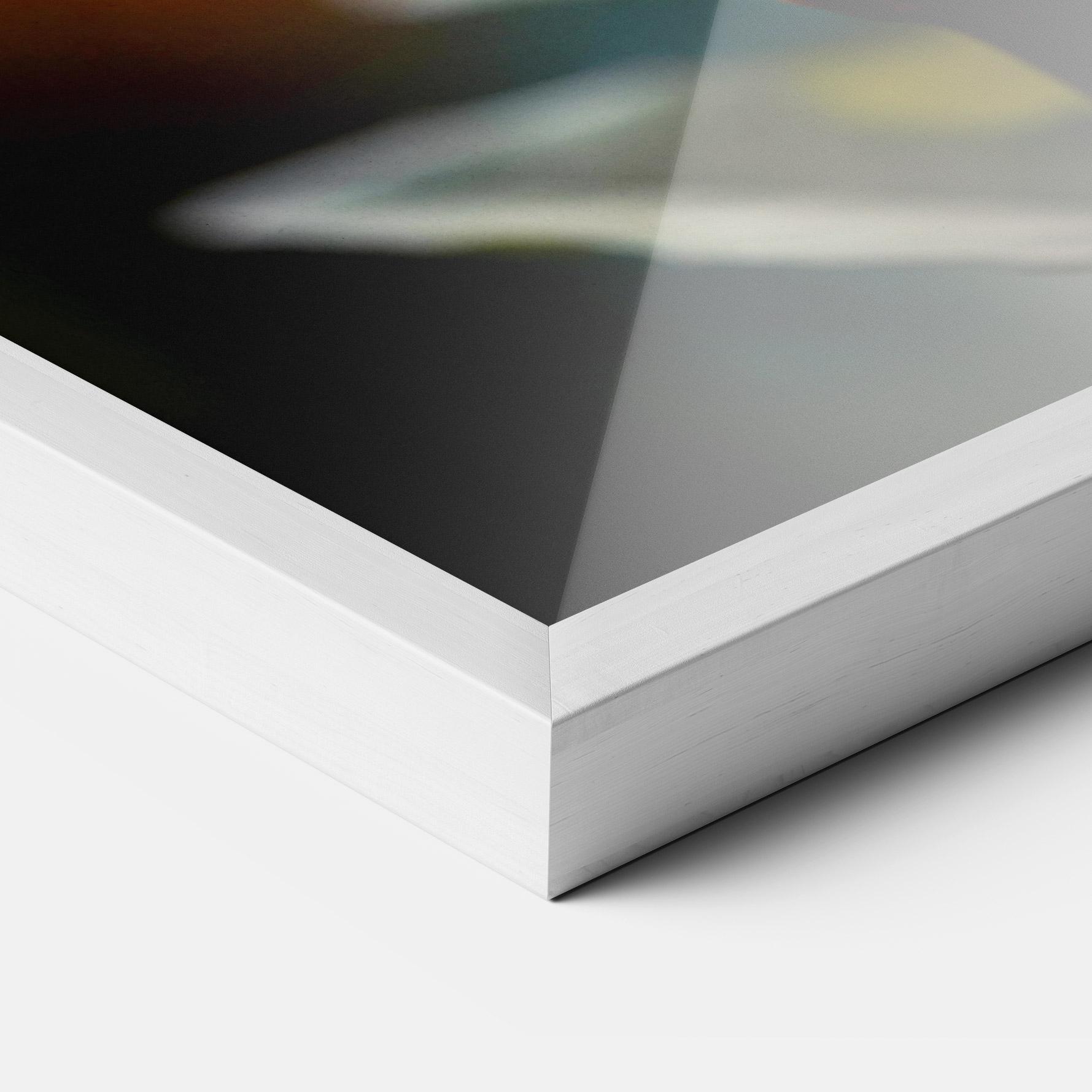 Poster Înrămat Blue Yellow Butterfly mockup 3