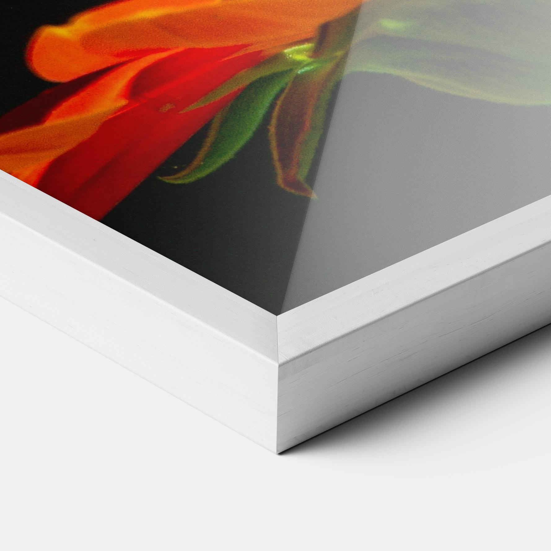 Poster Înrămat Dark Orange Butterfy mockup 3