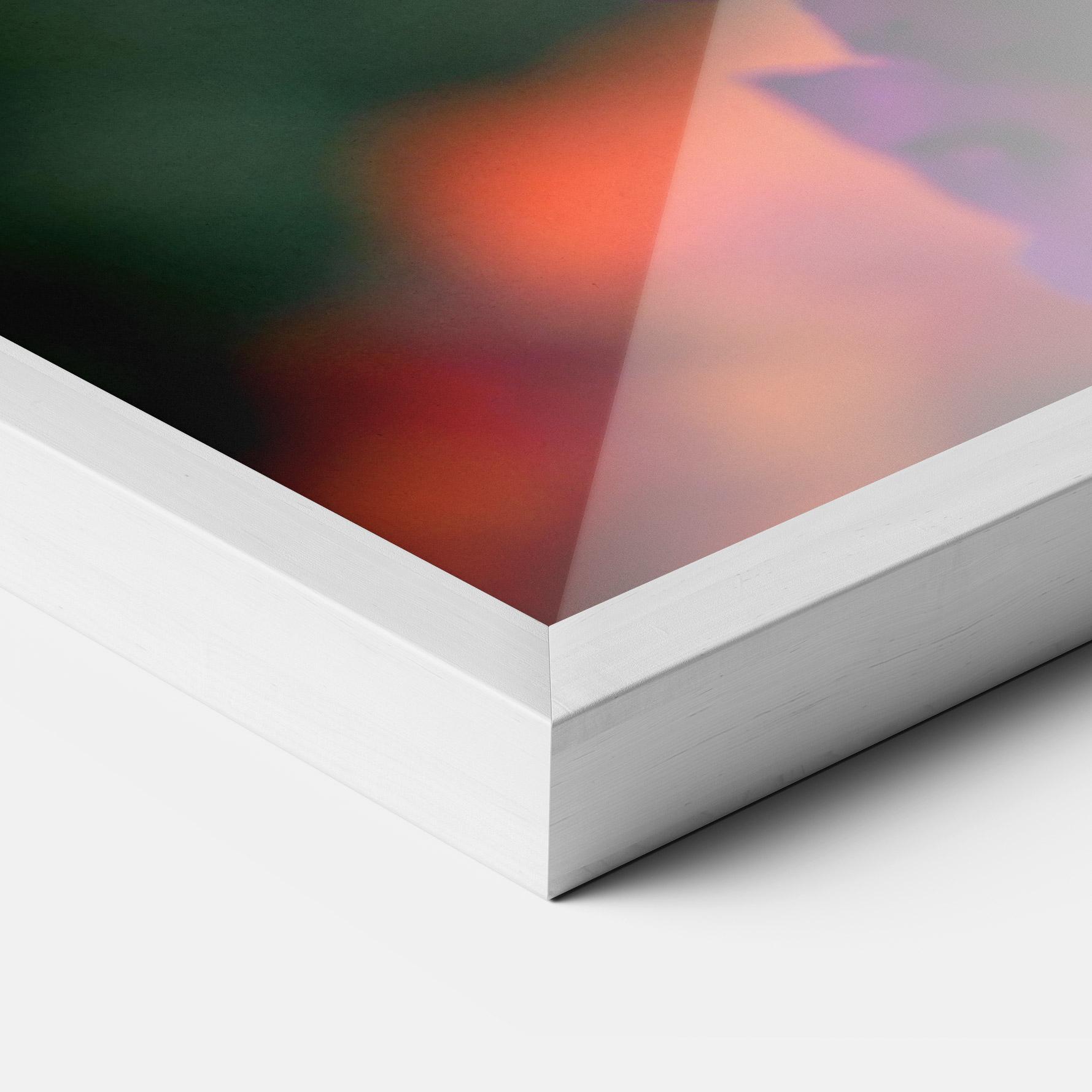 Poster Înrămat Red Blue Butterfly mockup 3