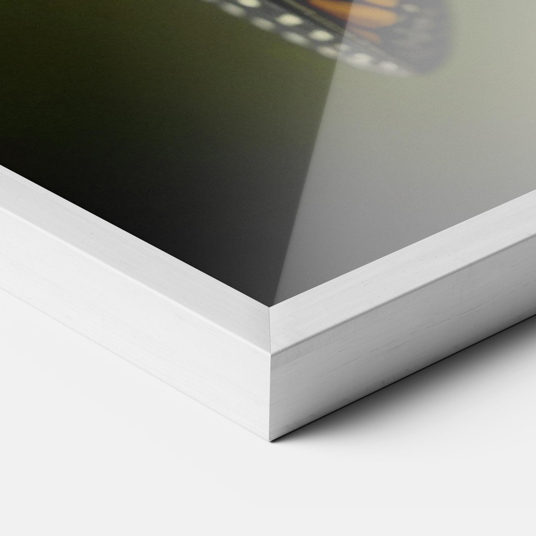 Poster Înrămat Yellow Black Butterfly mockup 3