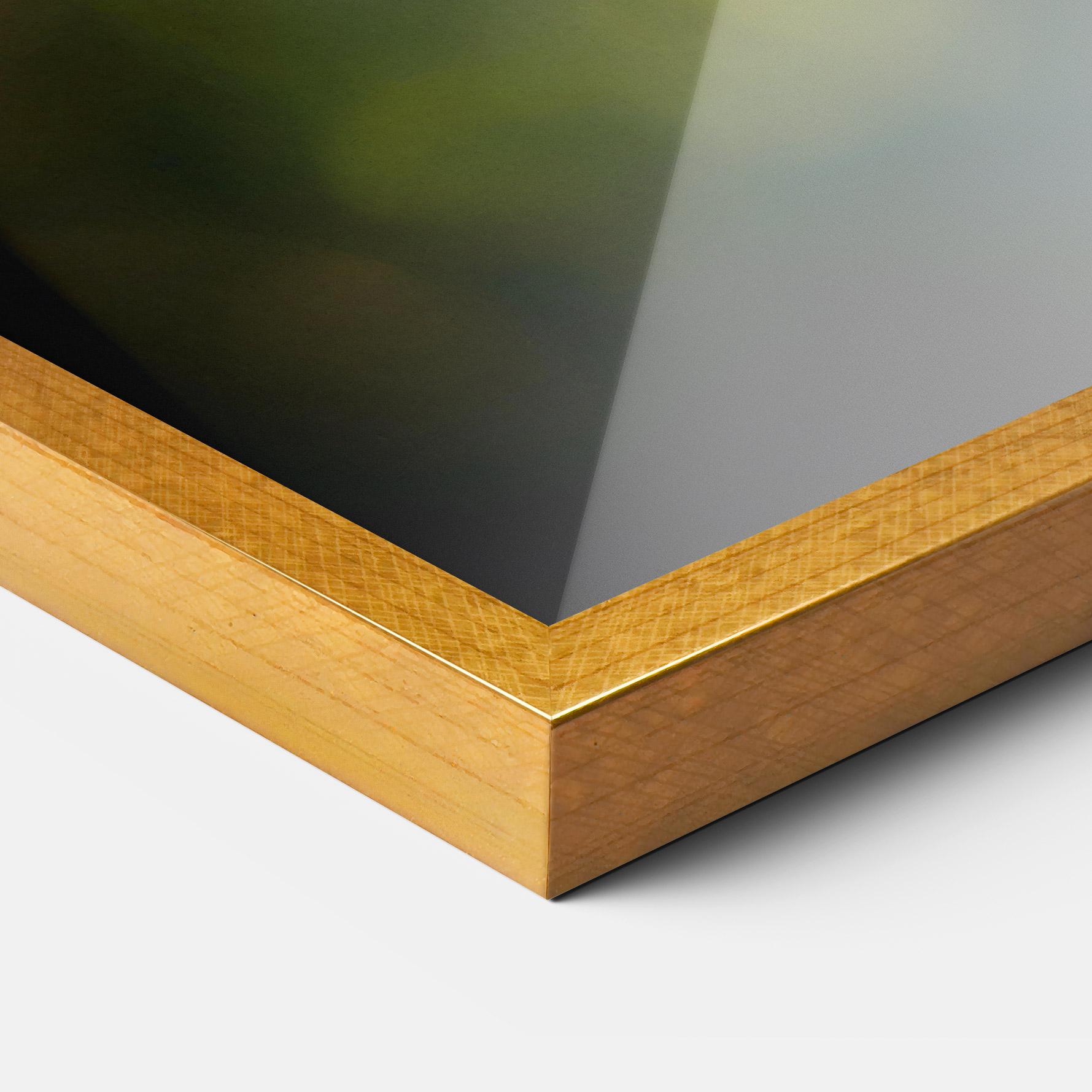 Poster Înrămat Blue Cream Butterfly mockup 3