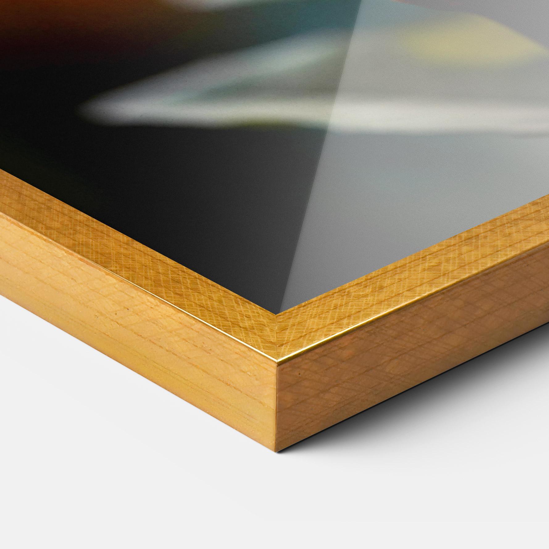 Poster Înrămat Blue Yellow Butterfly mockup 3