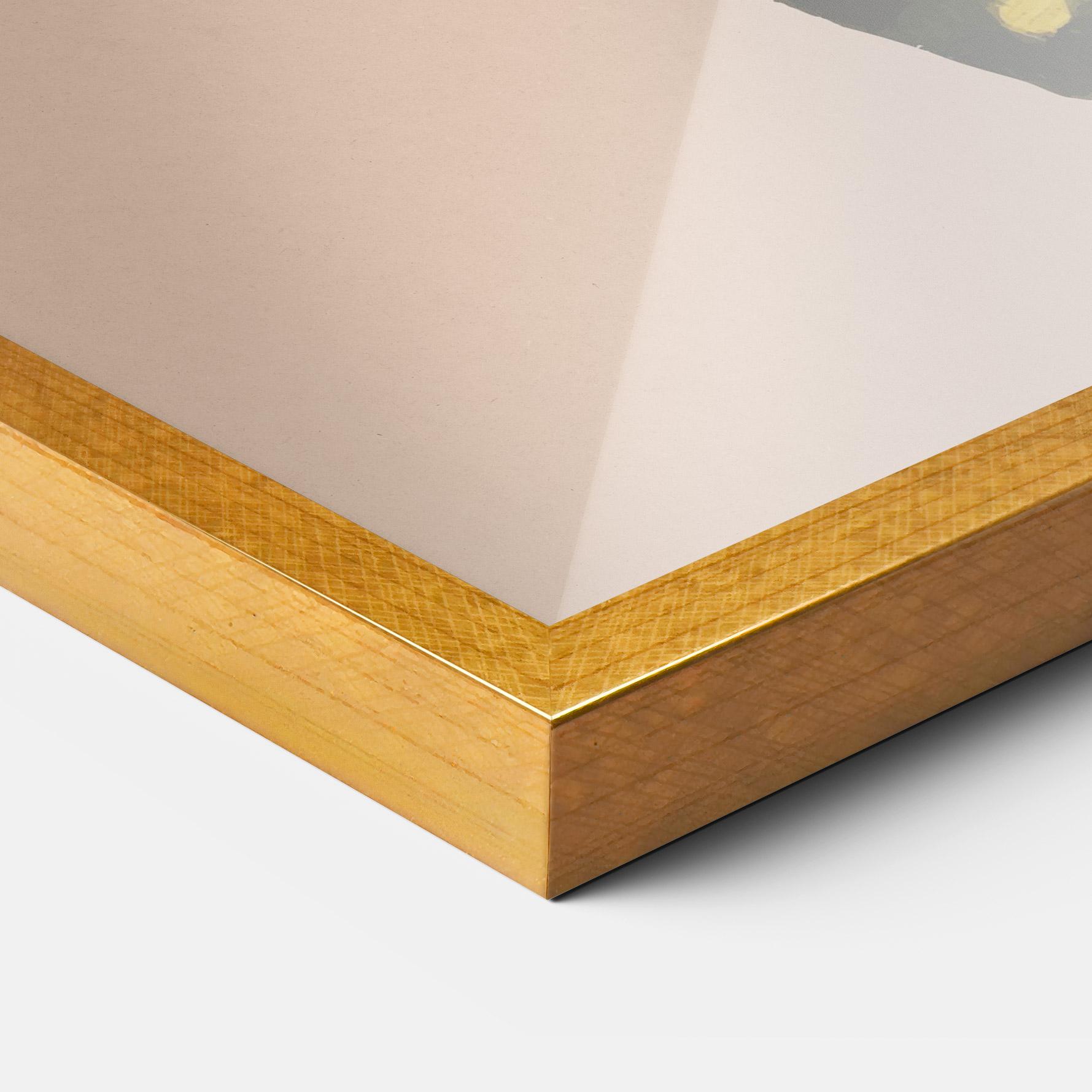 Poster Înrămat Butterfly On Pink mockup 3