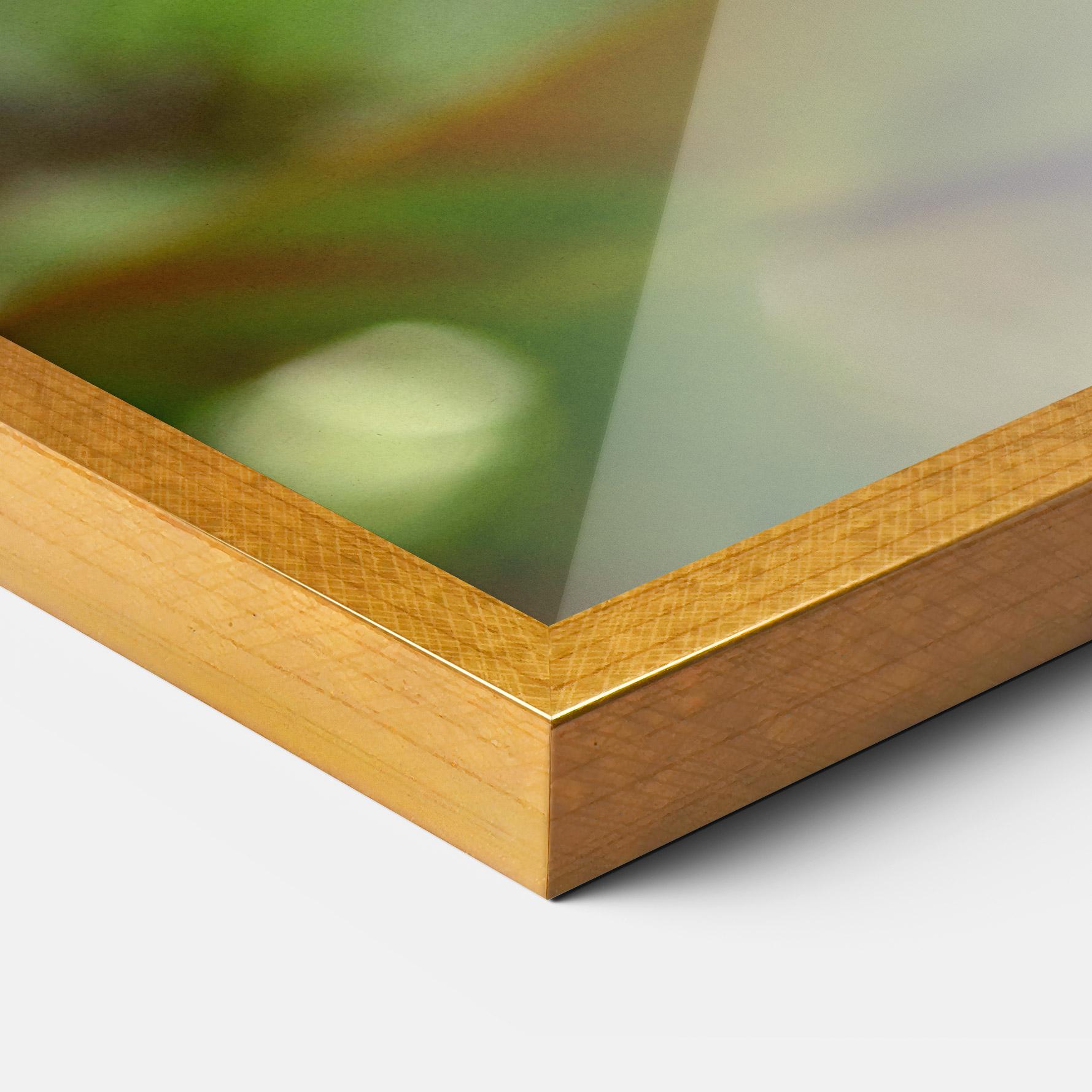 Poster Înrămat Orange Yellow Butterfly mockup 3