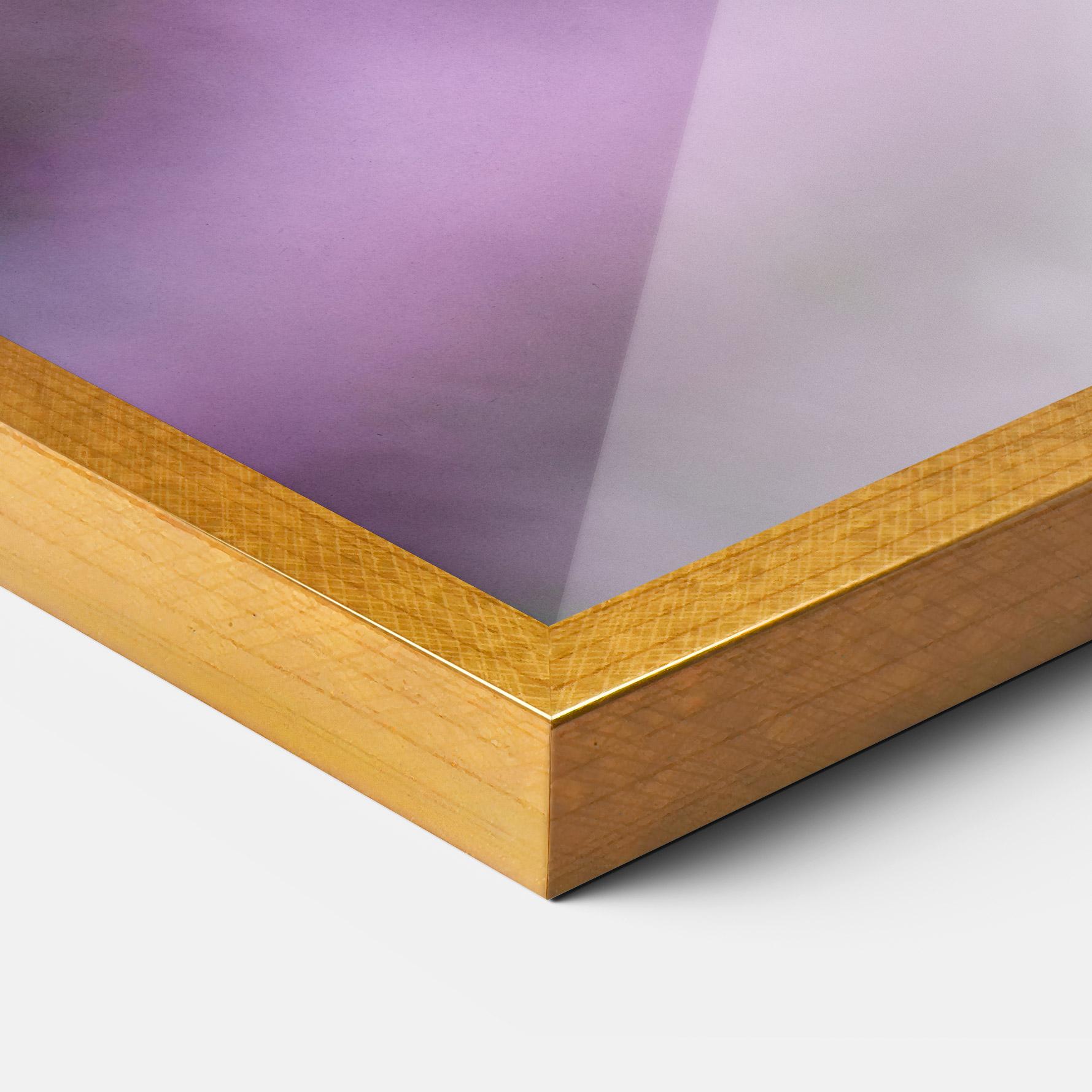 Poster Înrămat Purple Flower Butterfly mockup 3