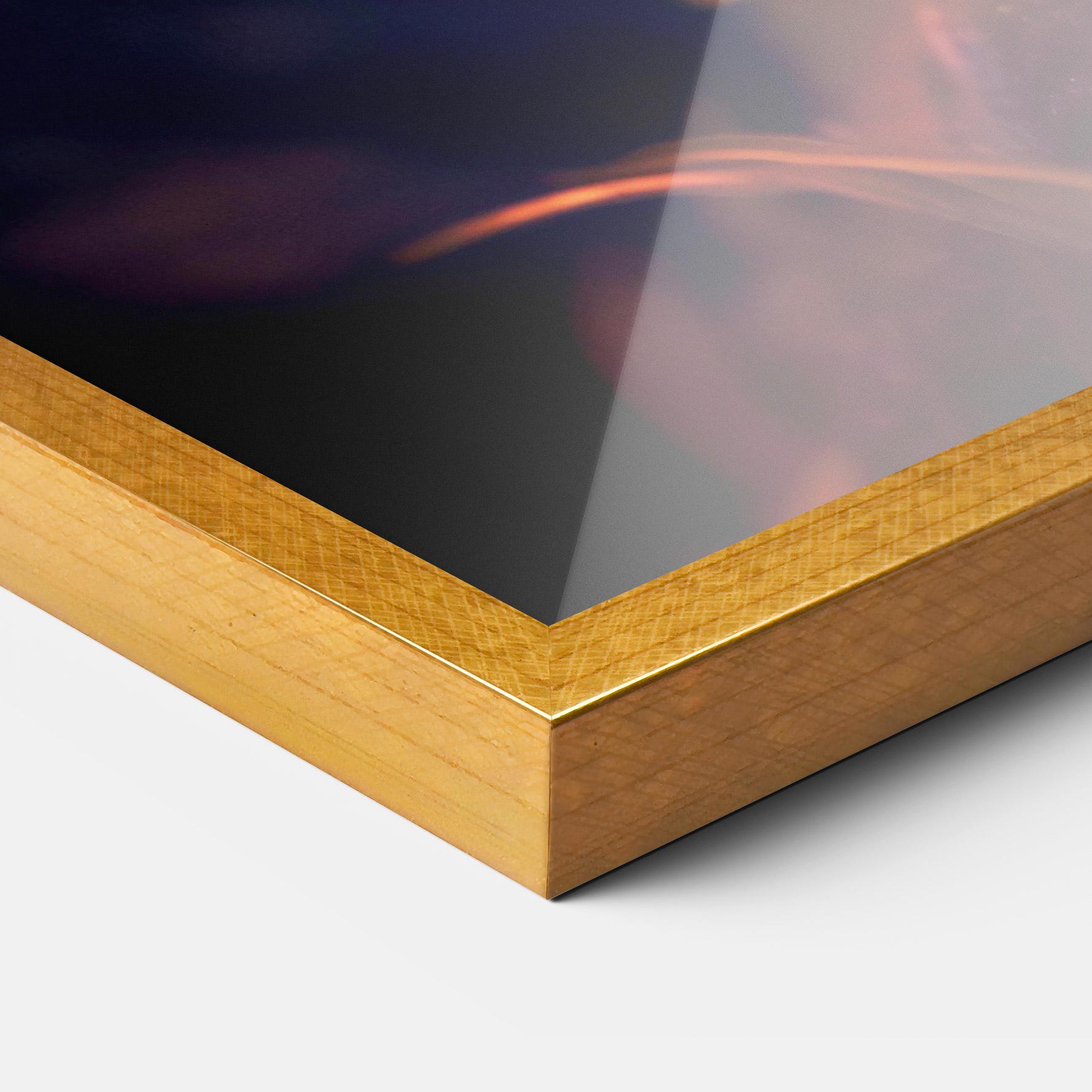 Poster Înrămat Purple Orange Butterfly mockup 3