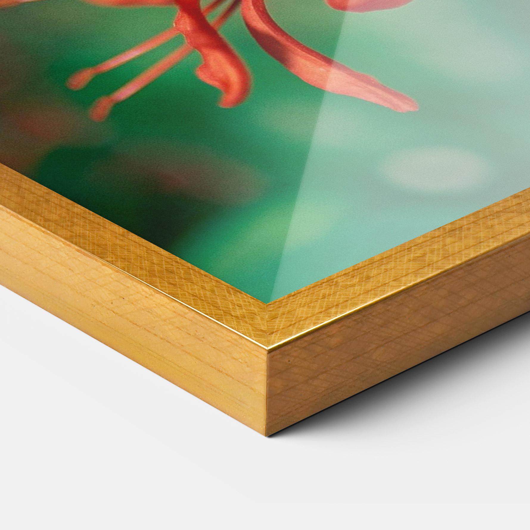 Poster Înrămat Small Orange Butterfly mockup 3