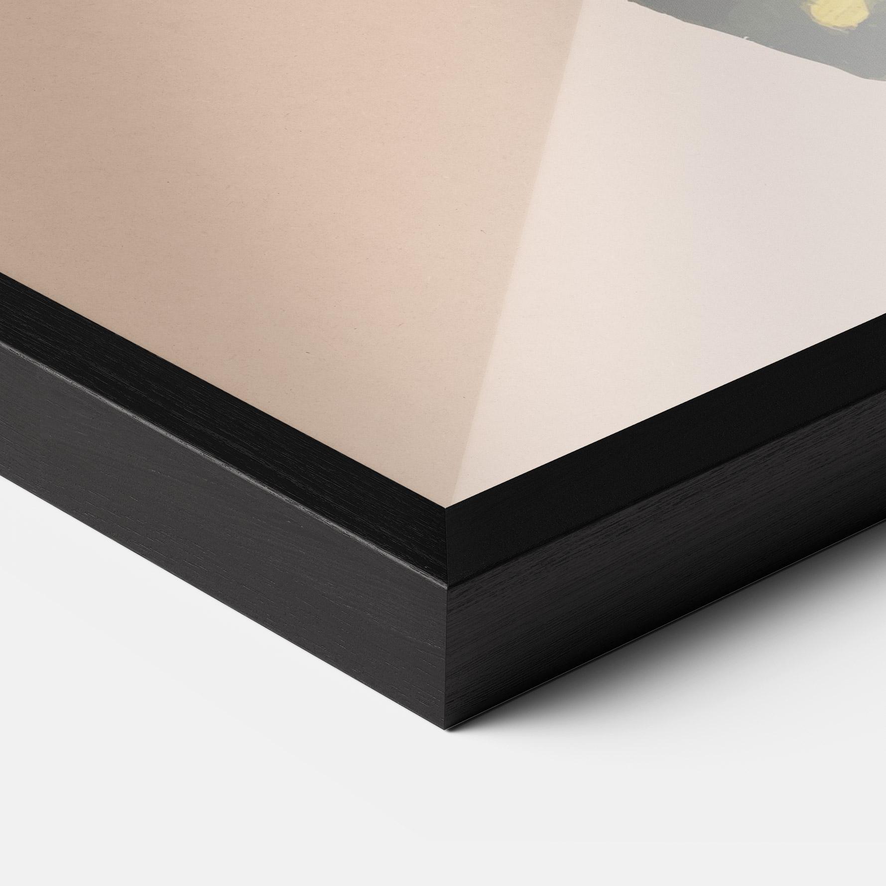 Poster Înrămat Butterfly On Pink mockup 3