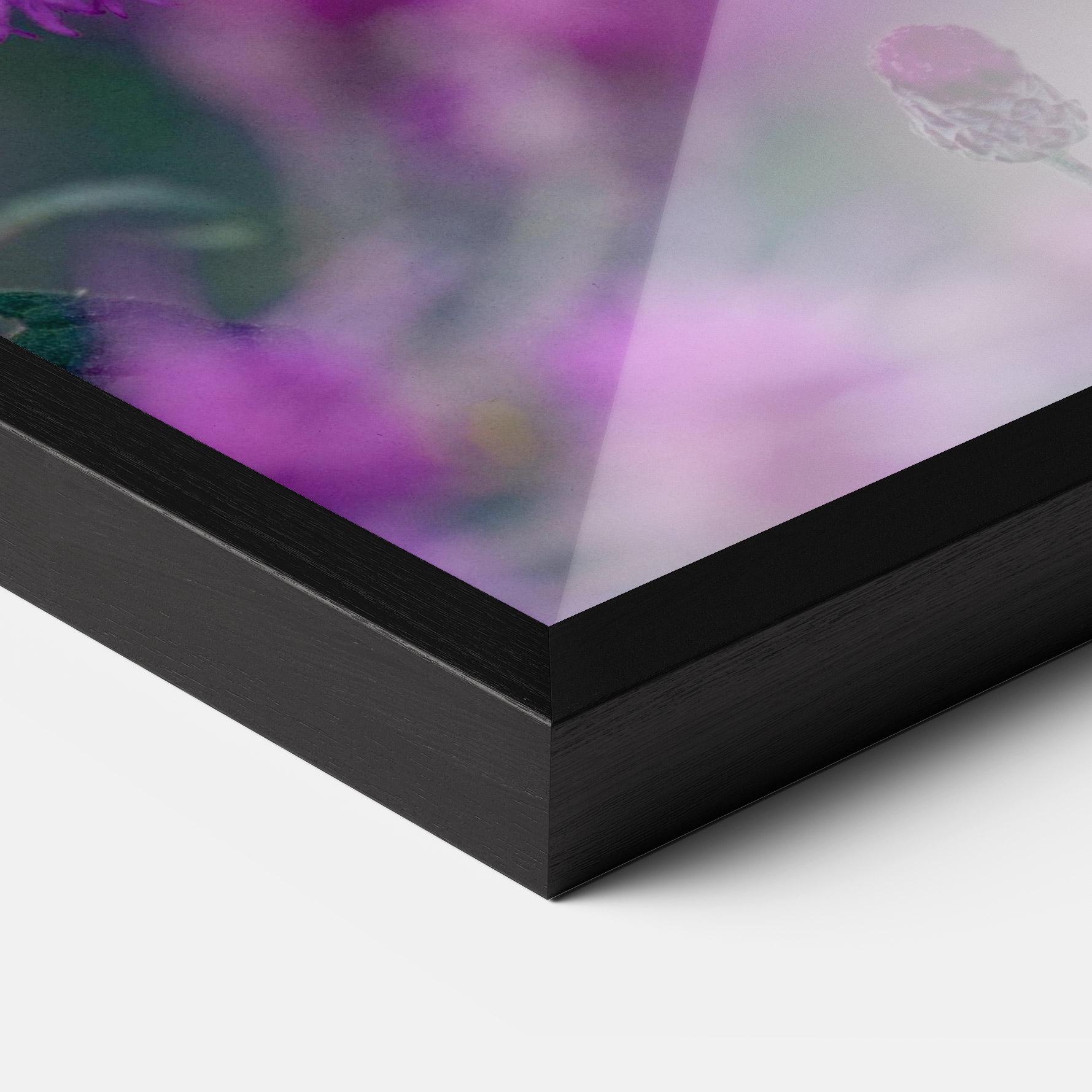 Poster Înrămat Cream Black Butterfly mockup 3