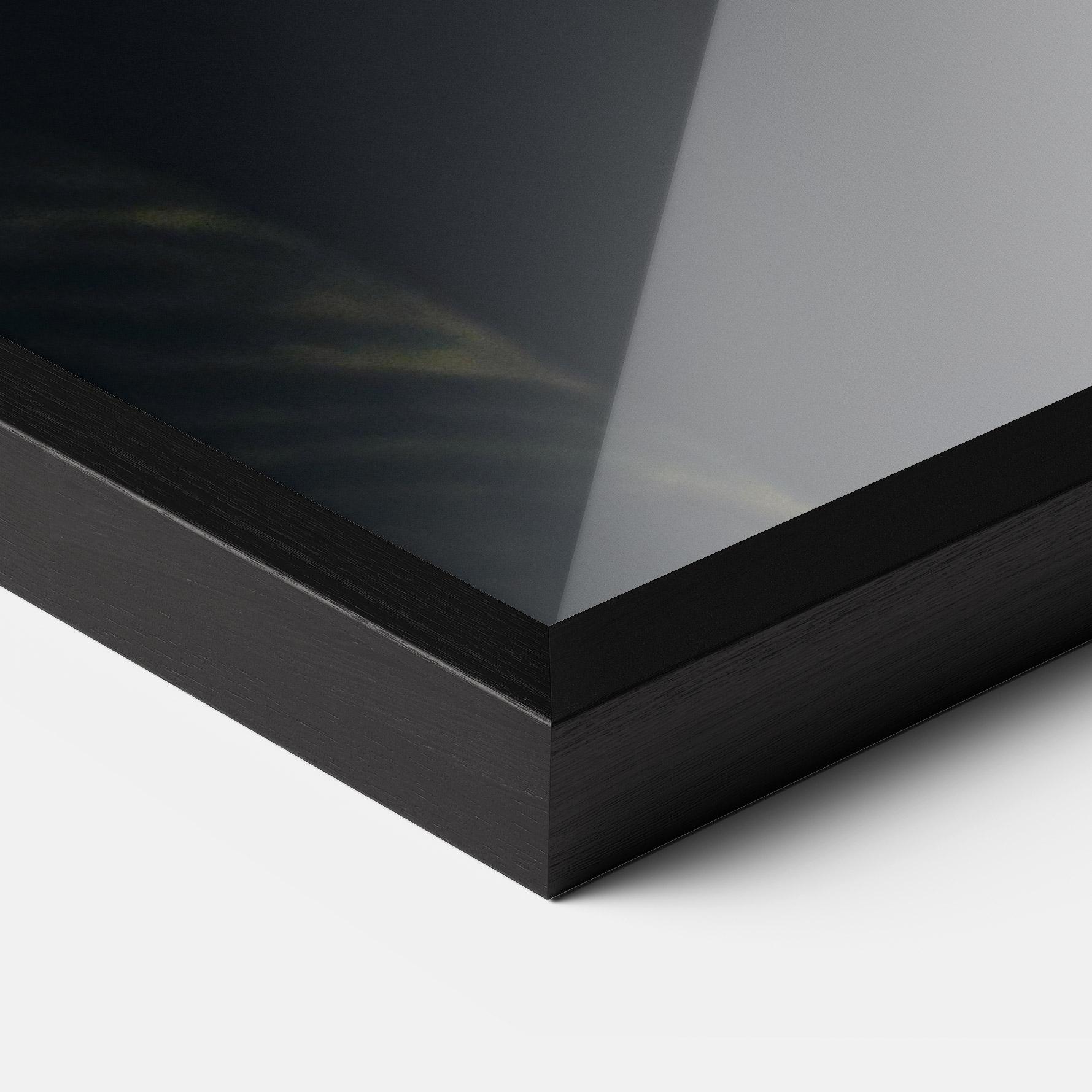 Poster Înrămat Light Blue Butterfly mockup 3