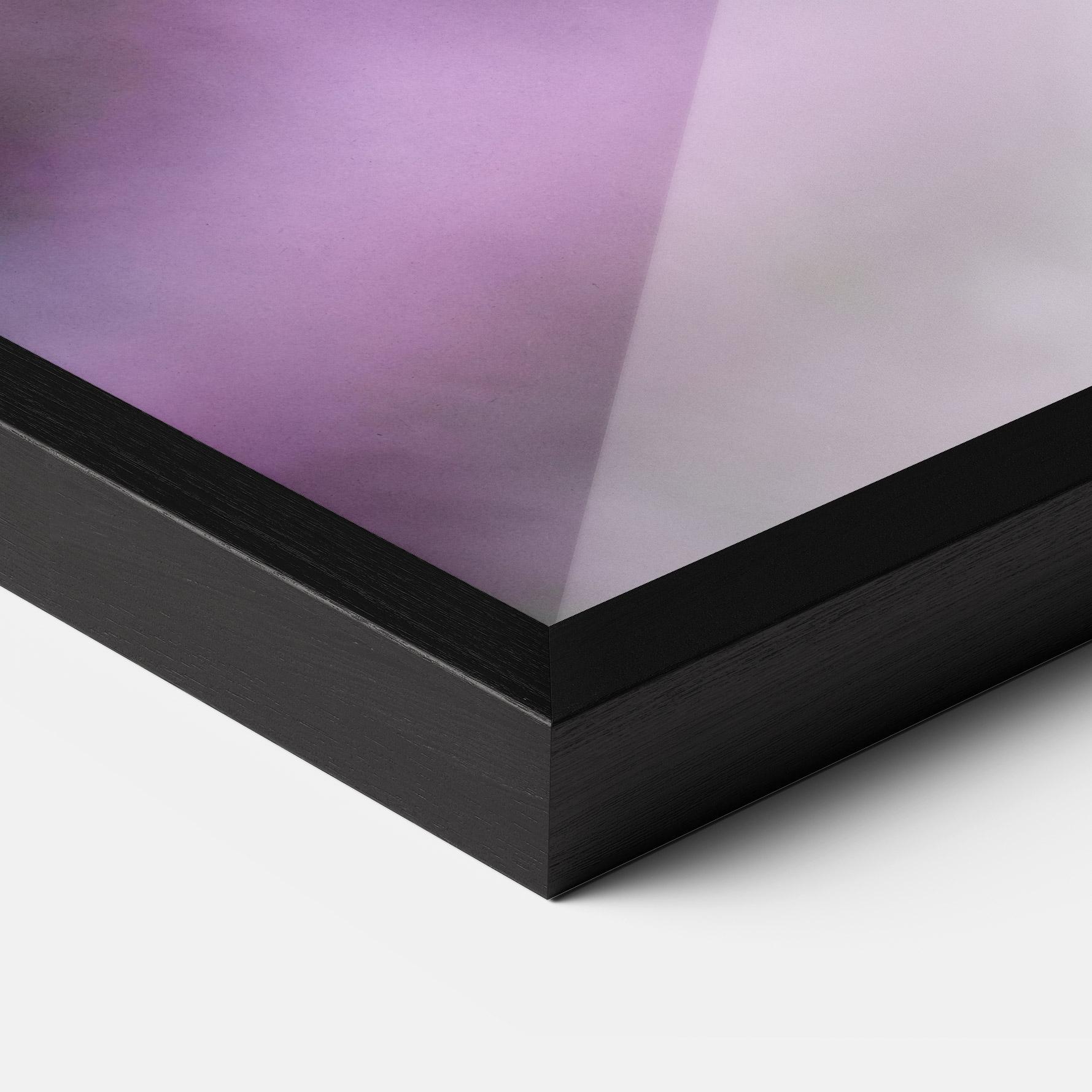 Poster Înrămat Purple Flower Butterfly mockup 3