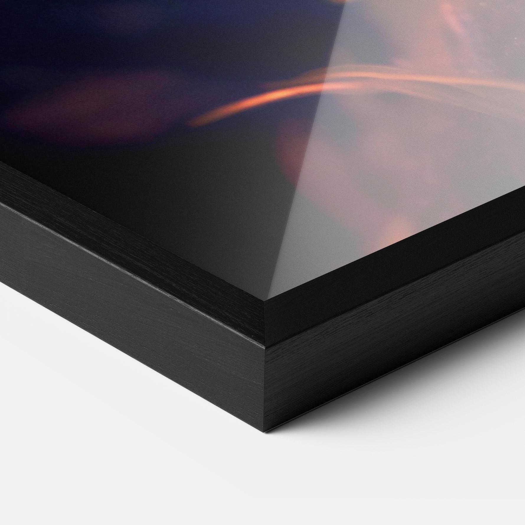 Poster Înrămat Purple Orange Butterfly mockup 3