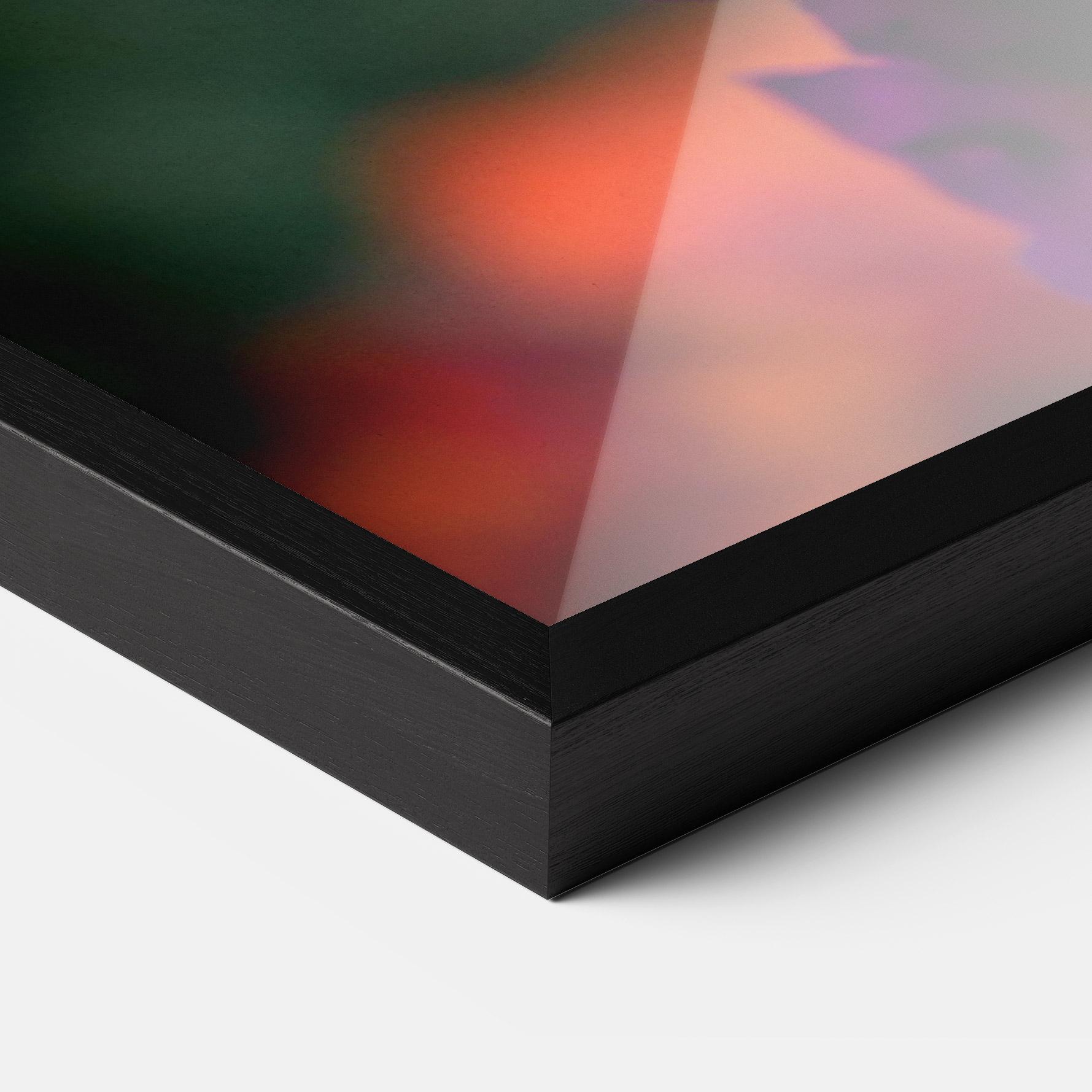 Poster Înrămat Red Blue Butterfly mockup 3