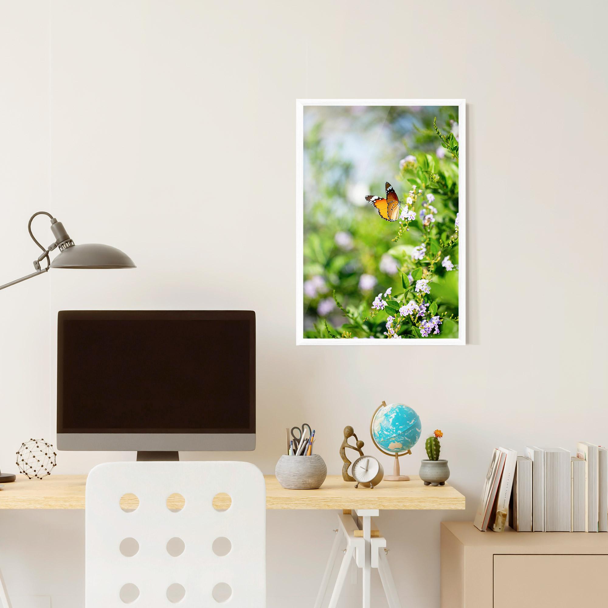 Poster Înrămat Little Orange Elephant mockup 6