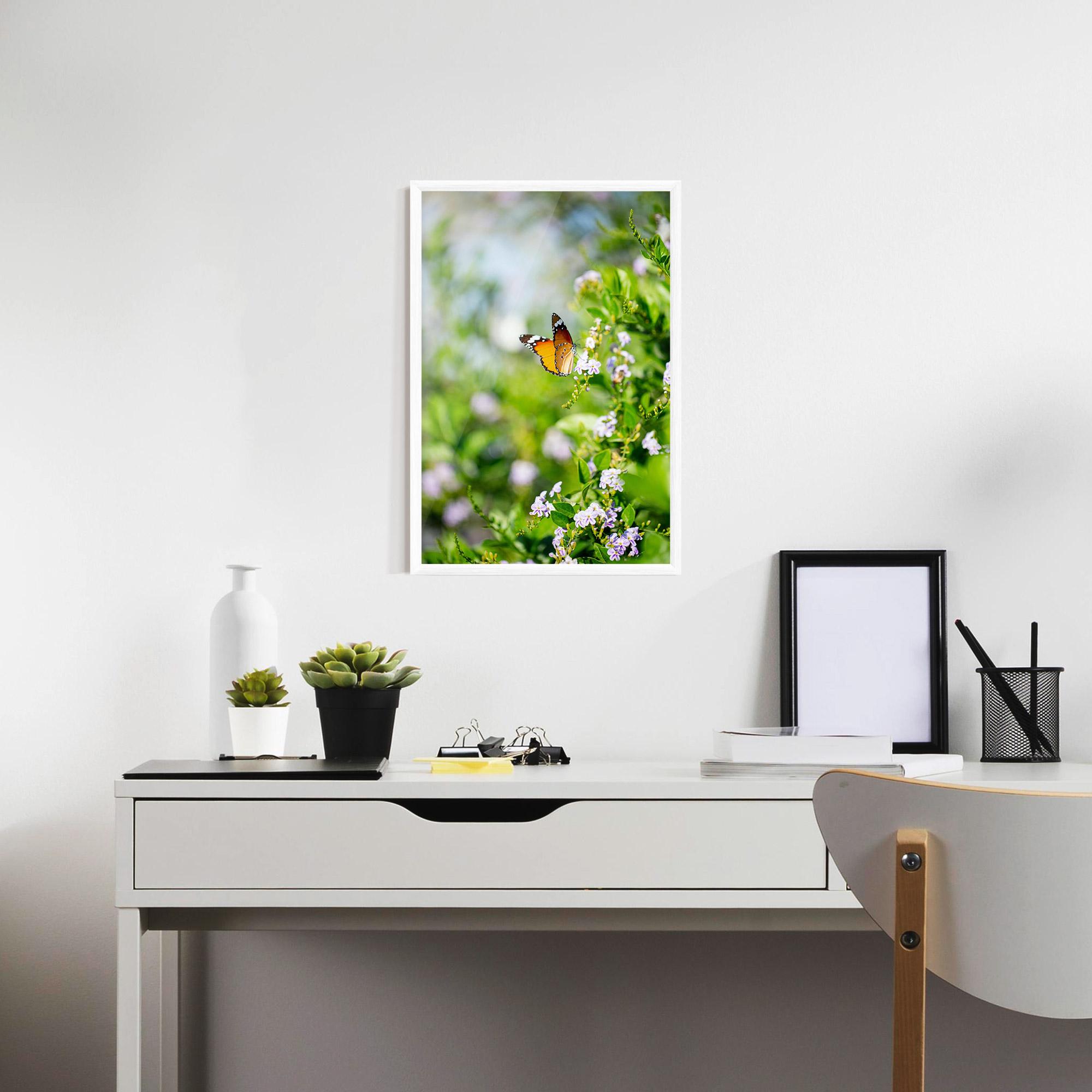 Poster Înrămat Little Orange Elephant mockup 7