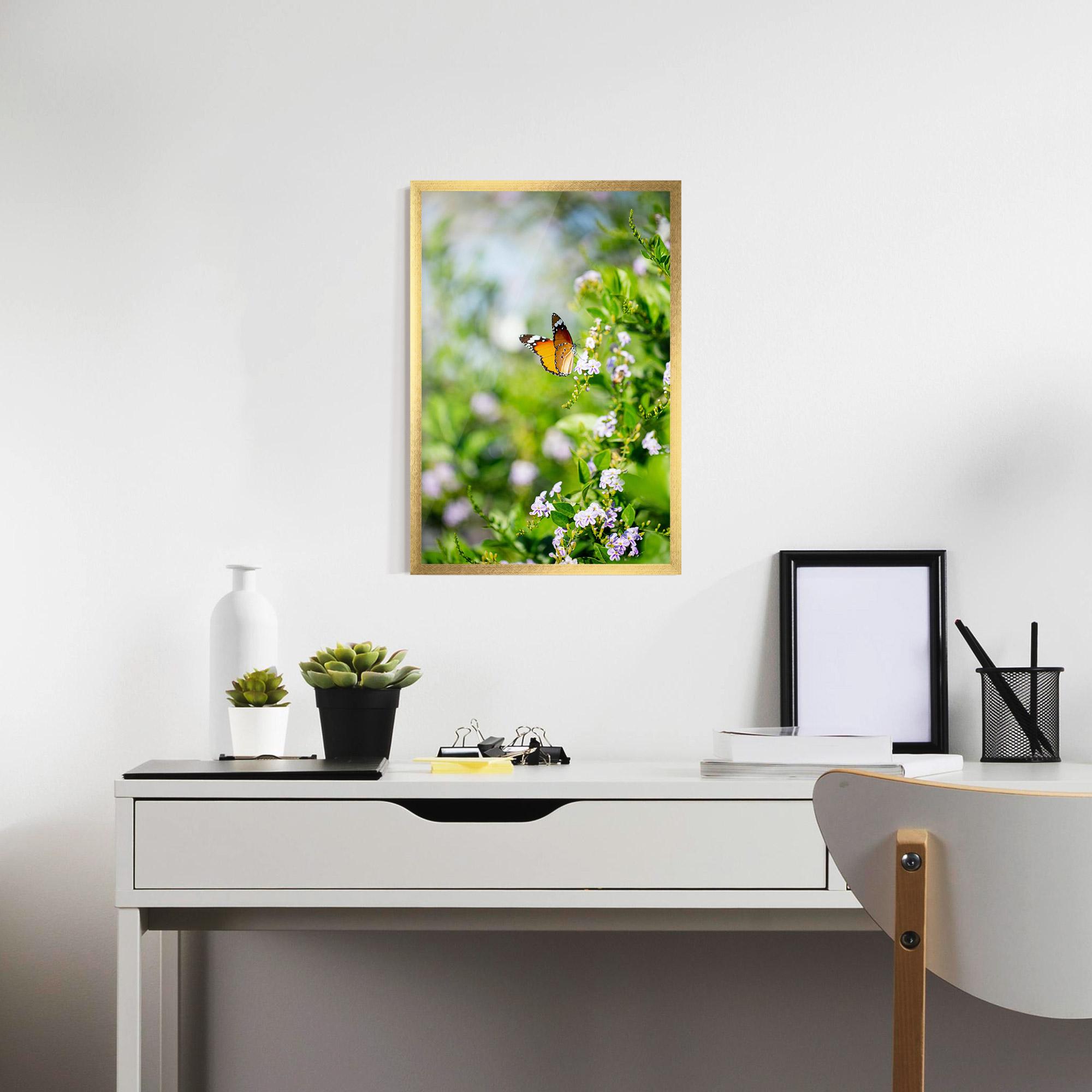 Poster Înrămat Little Orange Elephant mockup 7