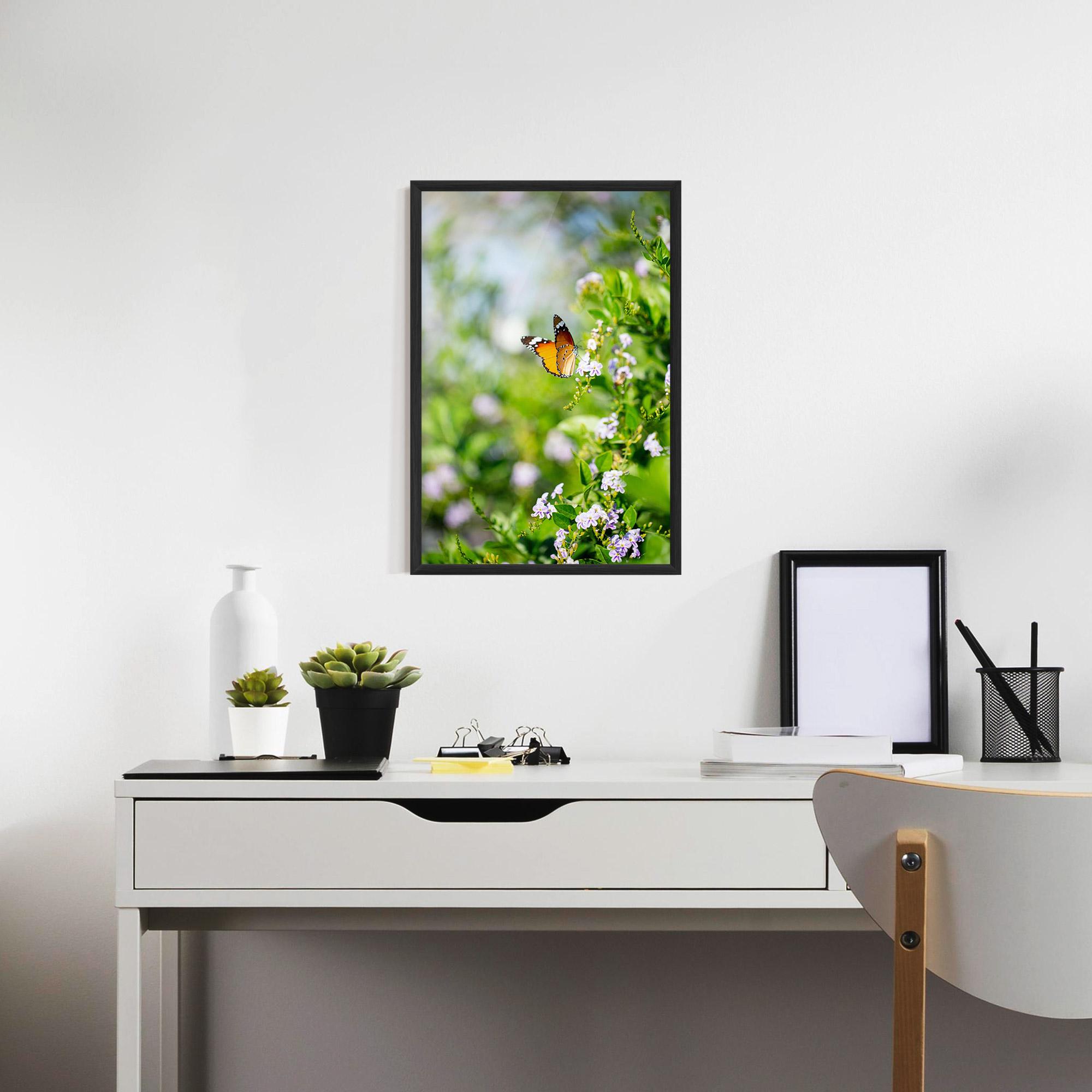 Poster Înrămat Little Orange Elephant mockup 7