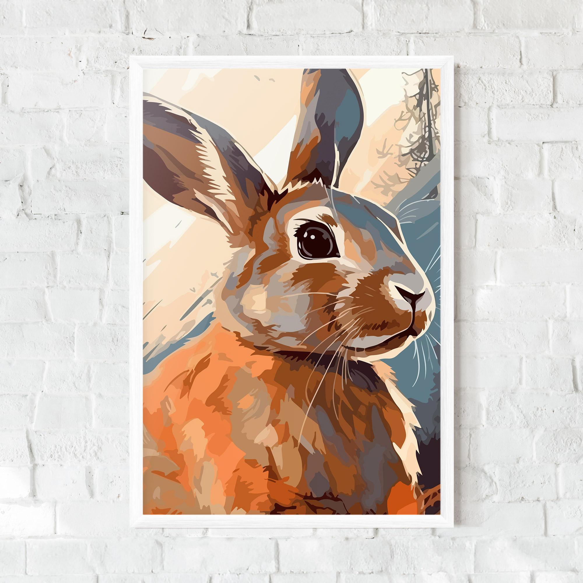 Poster Înrămat Anime Rabbit mockup 0