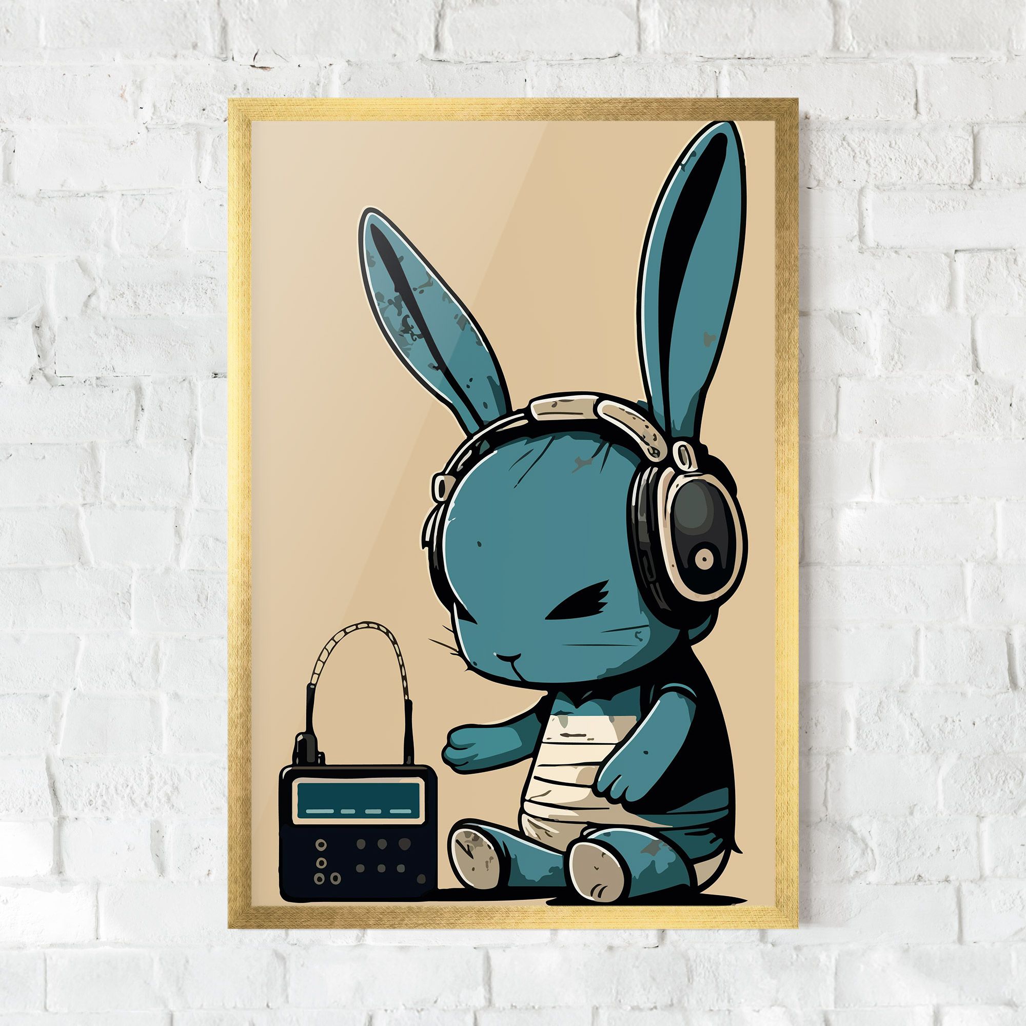 Blue Baby Bunny mockup 0