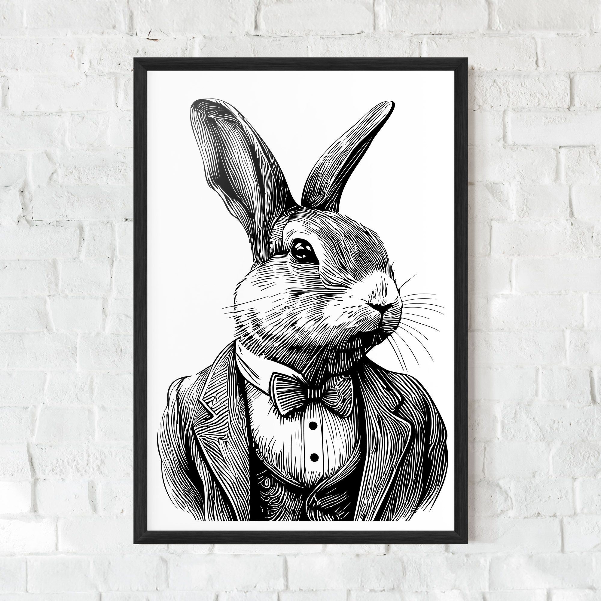Bunny In Suit mockup 0
