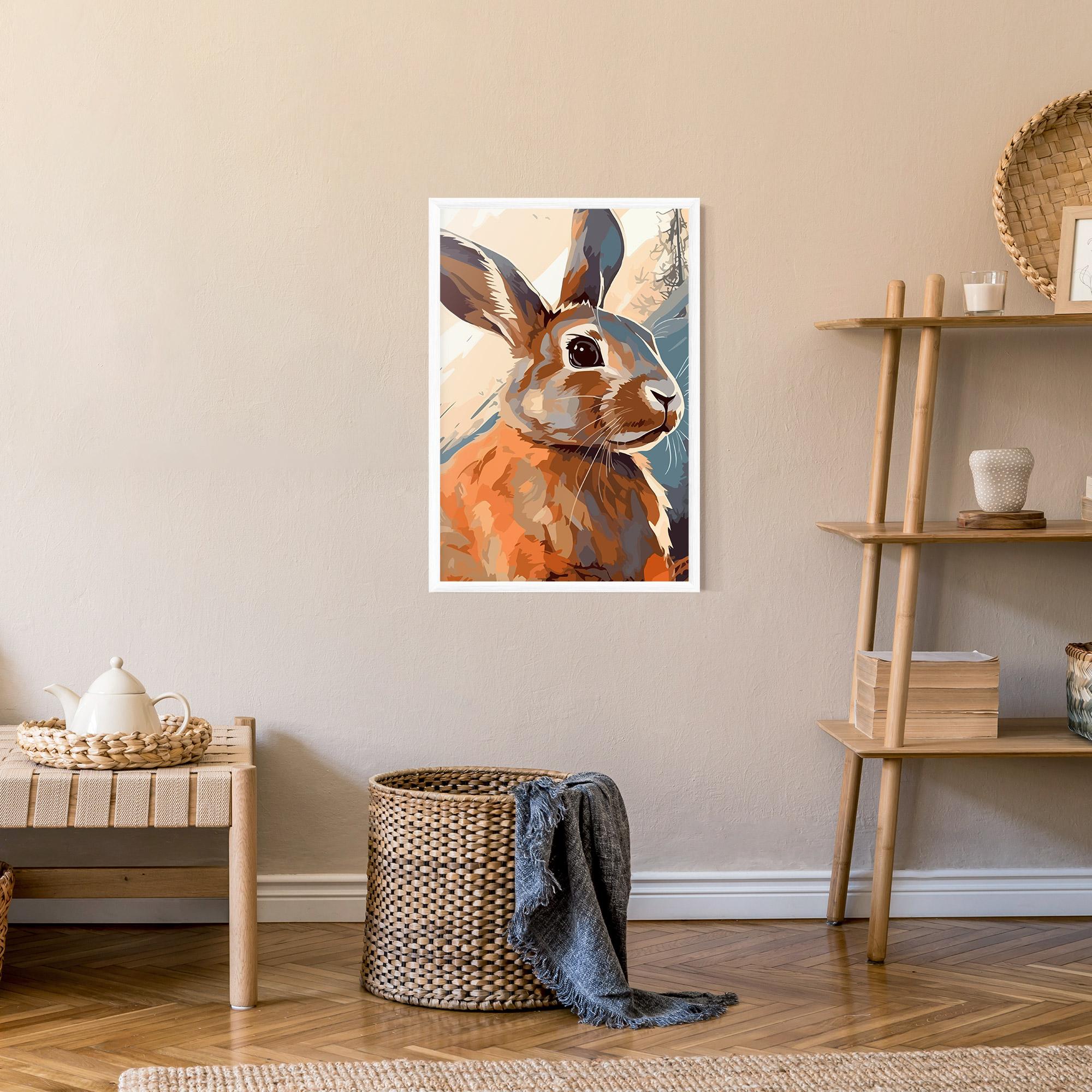 Poster Înrămat Anime Rabbit mockup 9