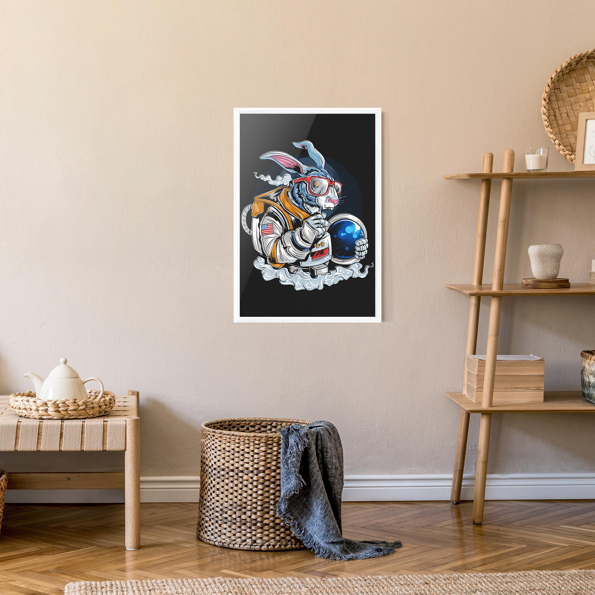 Poster Înrămat Moon Bunny mockup 9