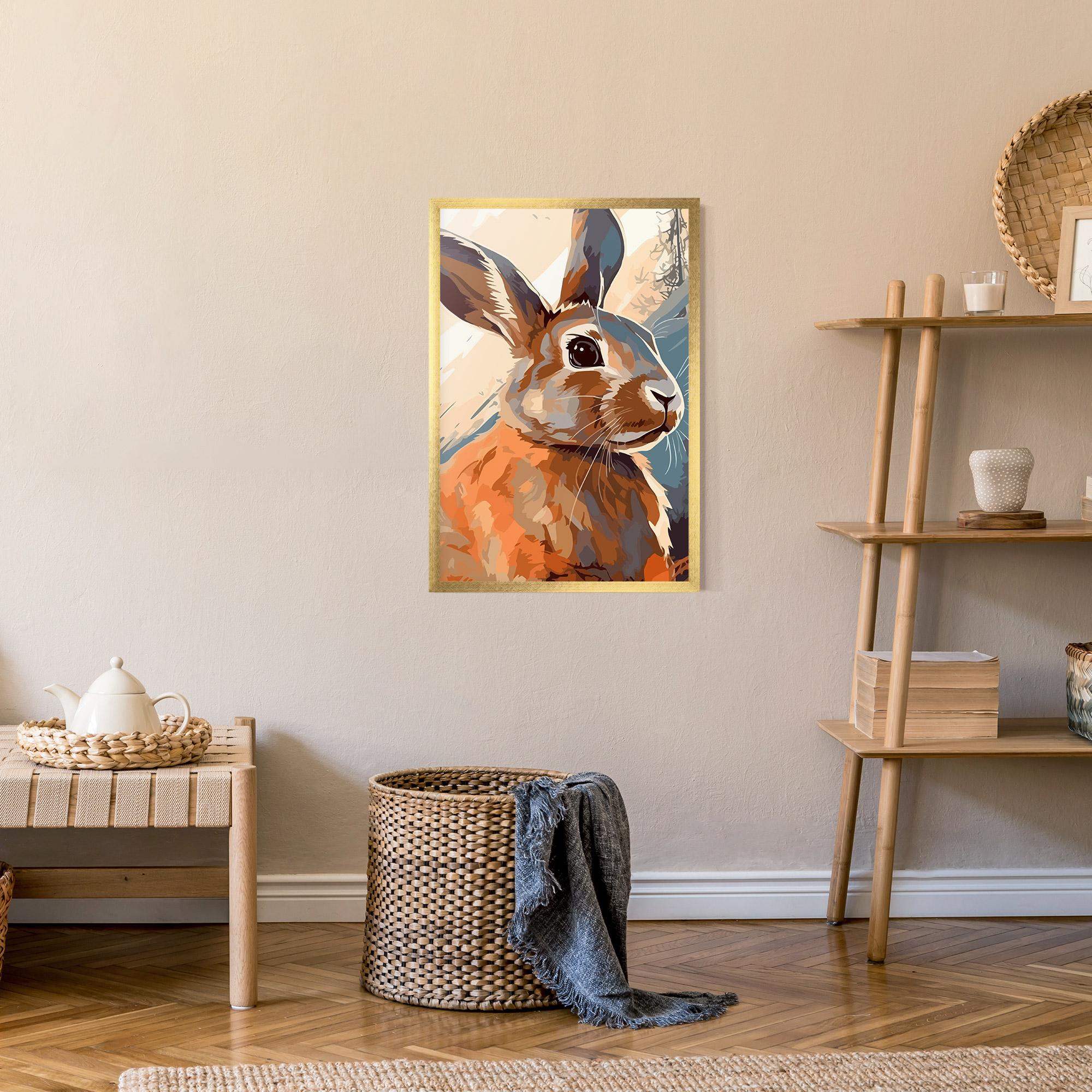 Poster Înrămat Anime Rabbit mockup 9