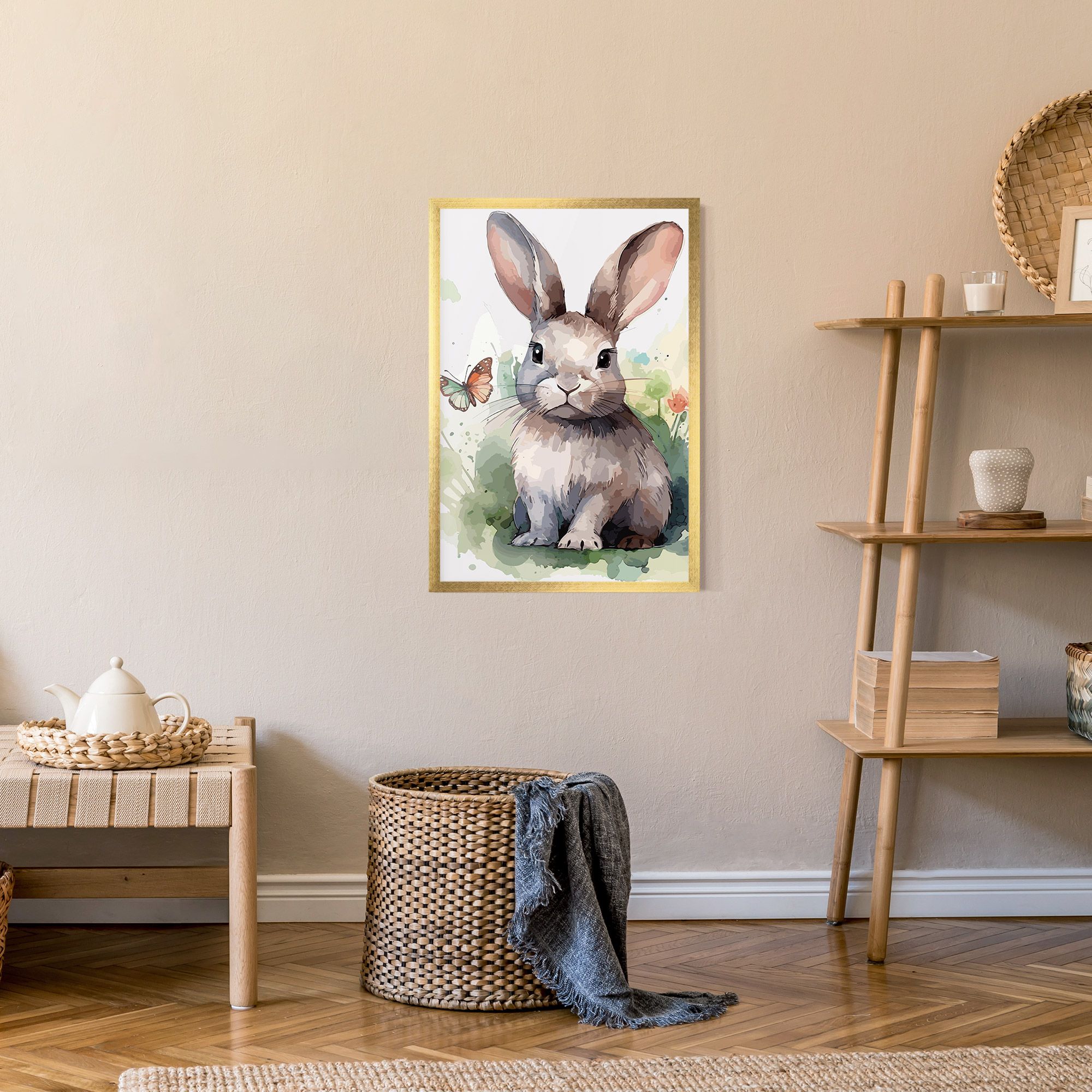 Pretty Bunny Art mockup 9