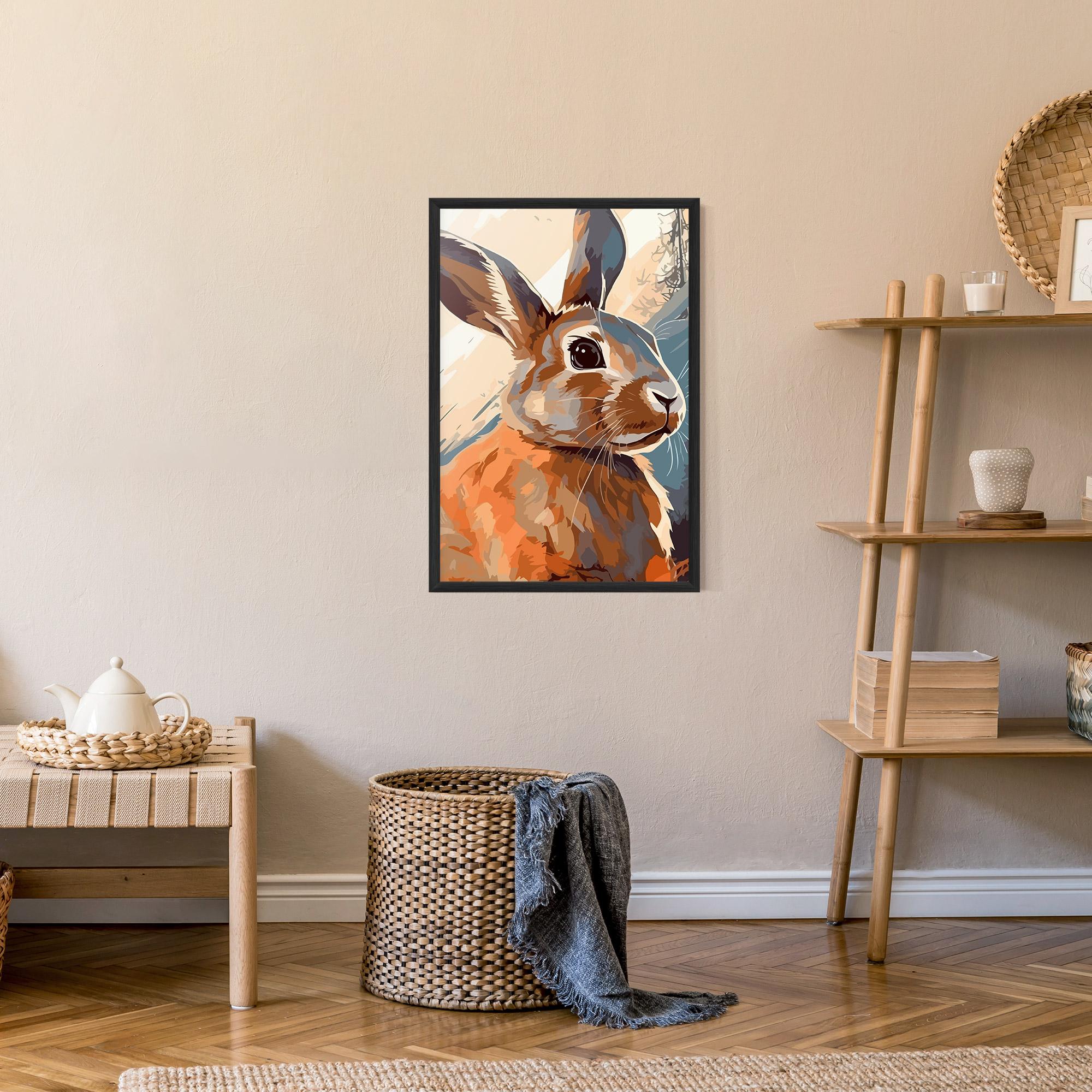 Poster Înrămat Anime Rabbit mockup 9