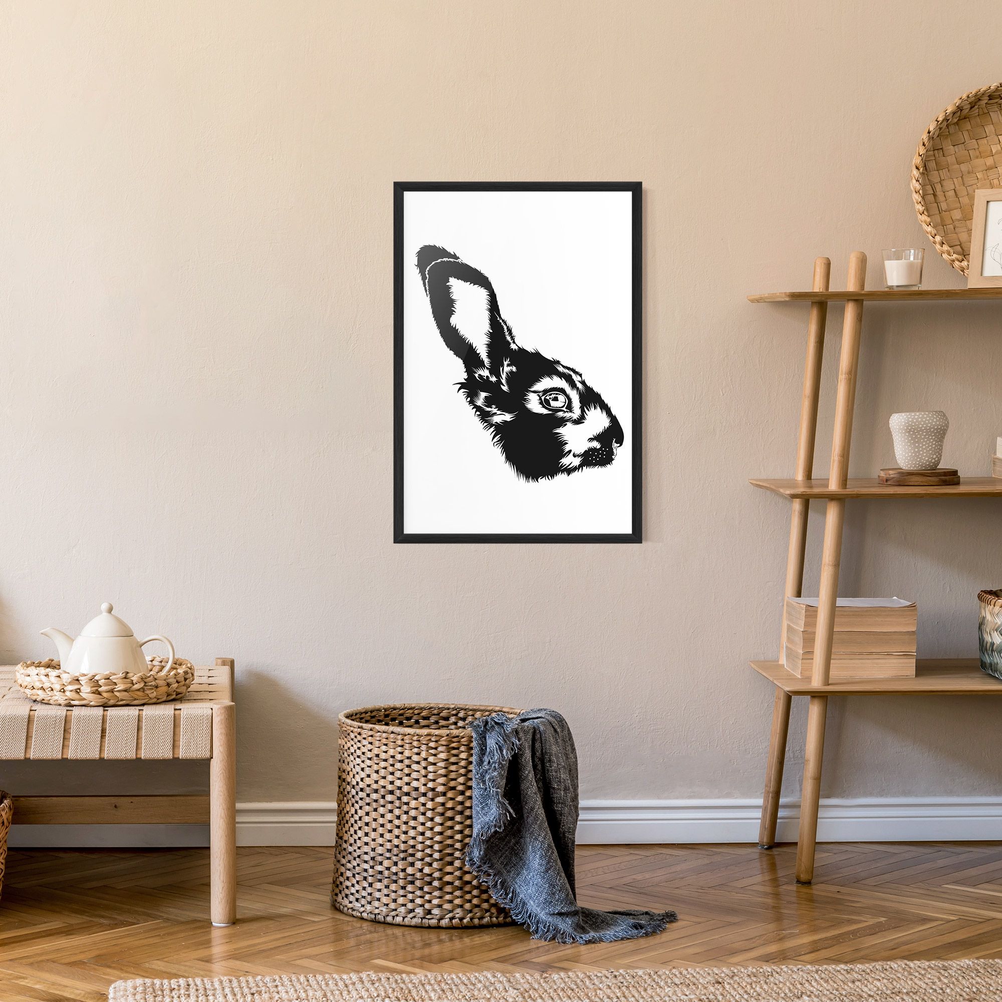 Rabbit Head mockup 9