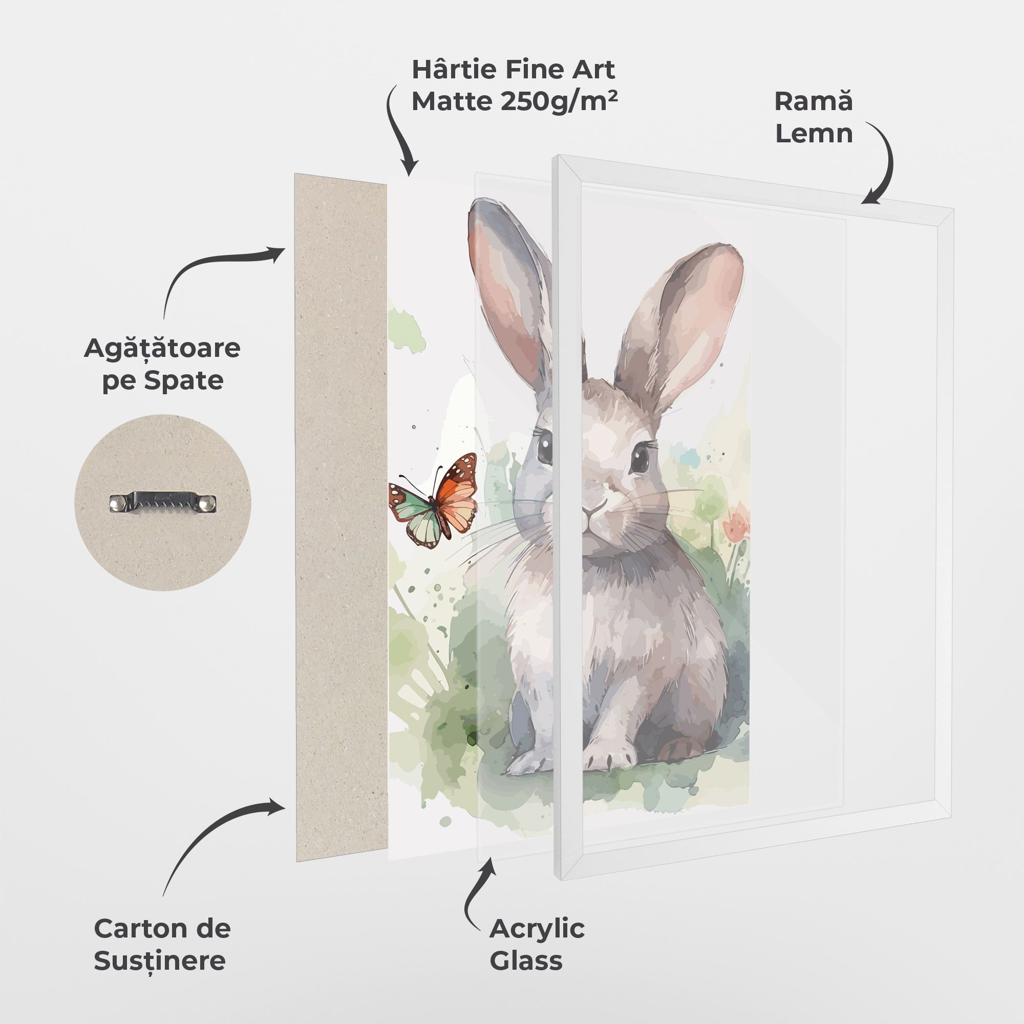 Pretty Bunny Art mockup 1