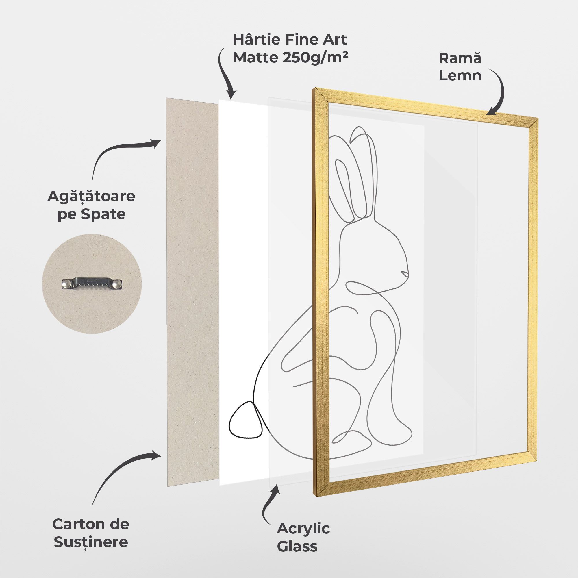 Cute Rabbit mockup 1