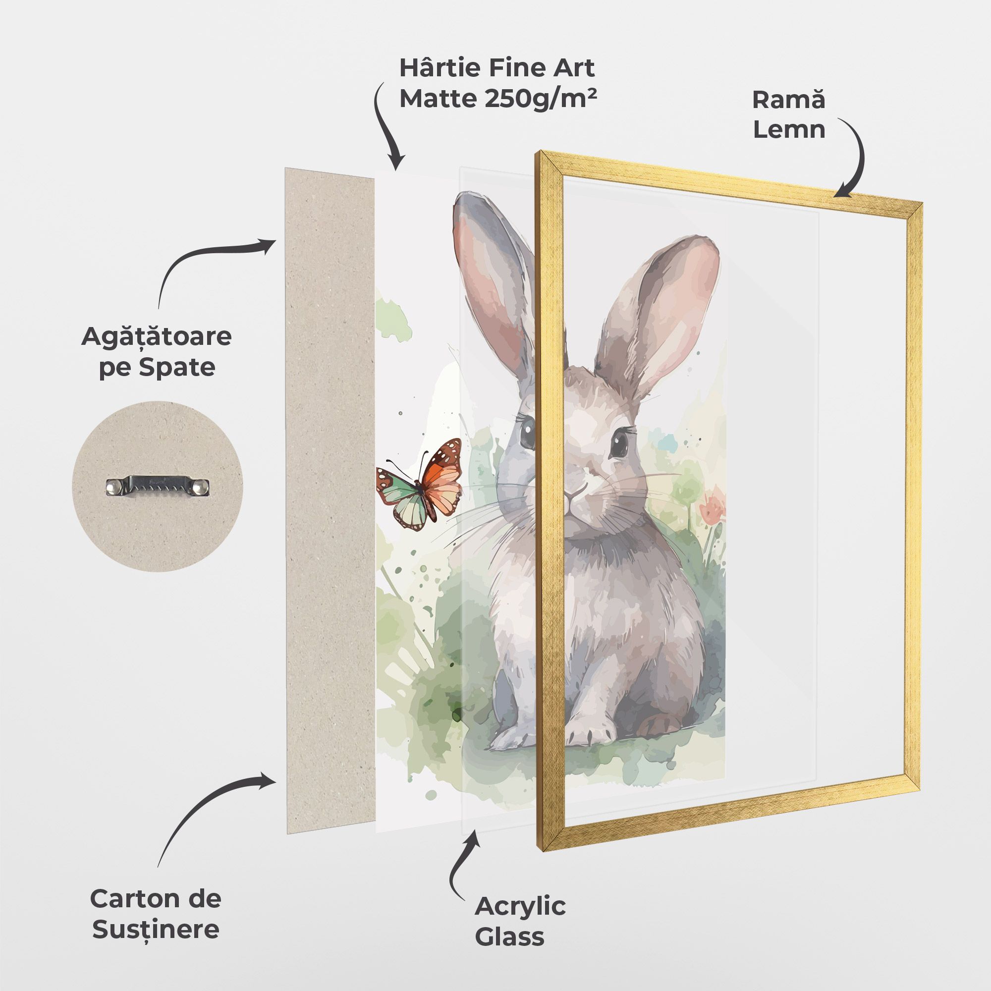 Pretty Bunny Art mockup 1