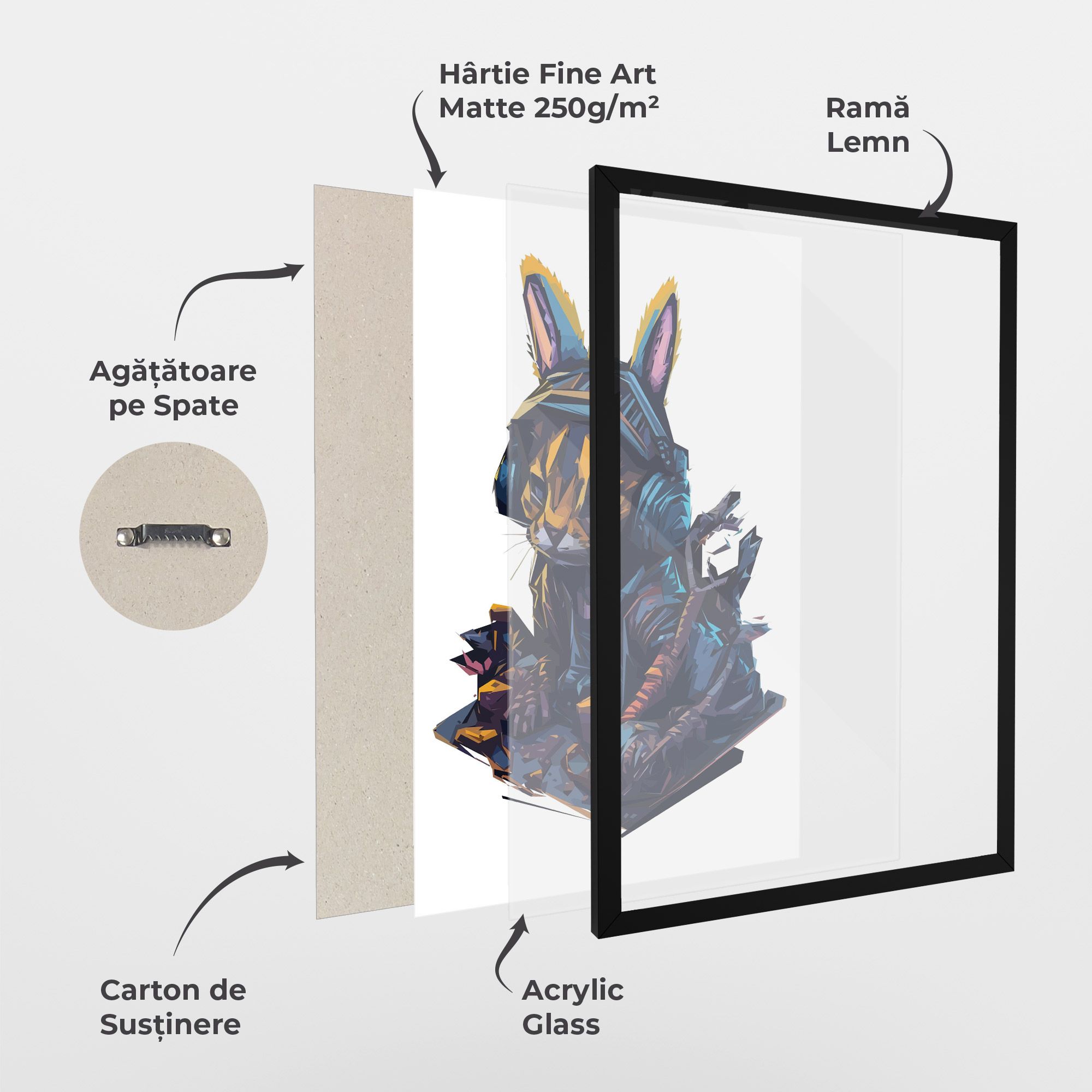 Orange Rabbit Headset mockup 1