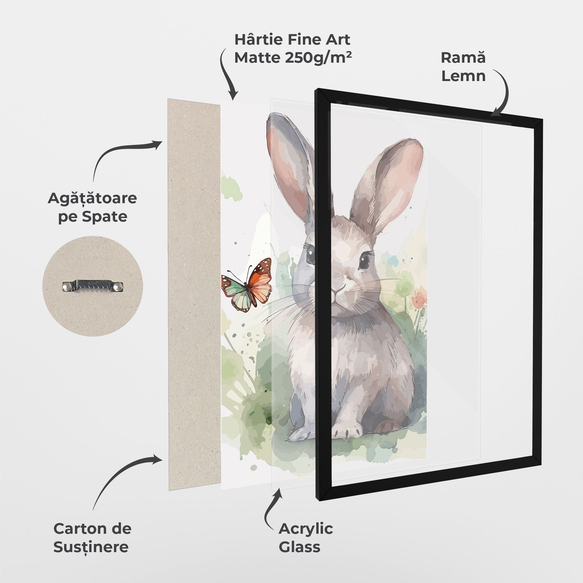 Pretty Bunny Art mockup 1
