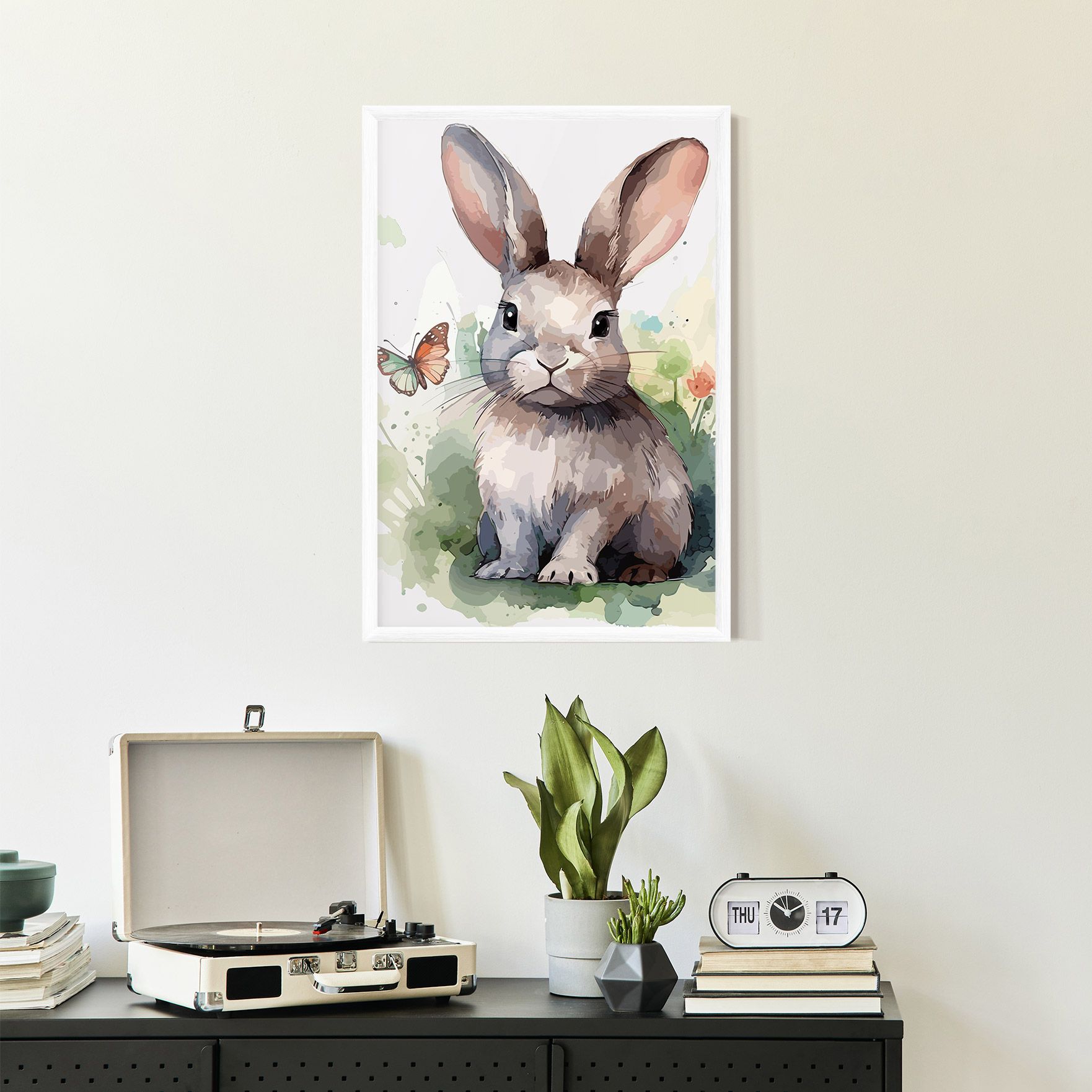 Pretty Bunny Art mockup 2