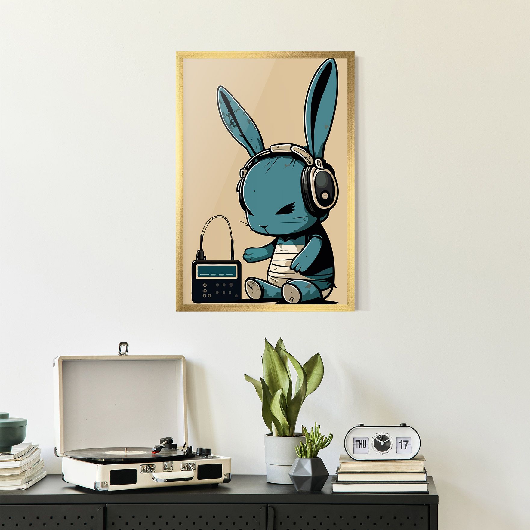 Blue Baby Bunny mockup 2