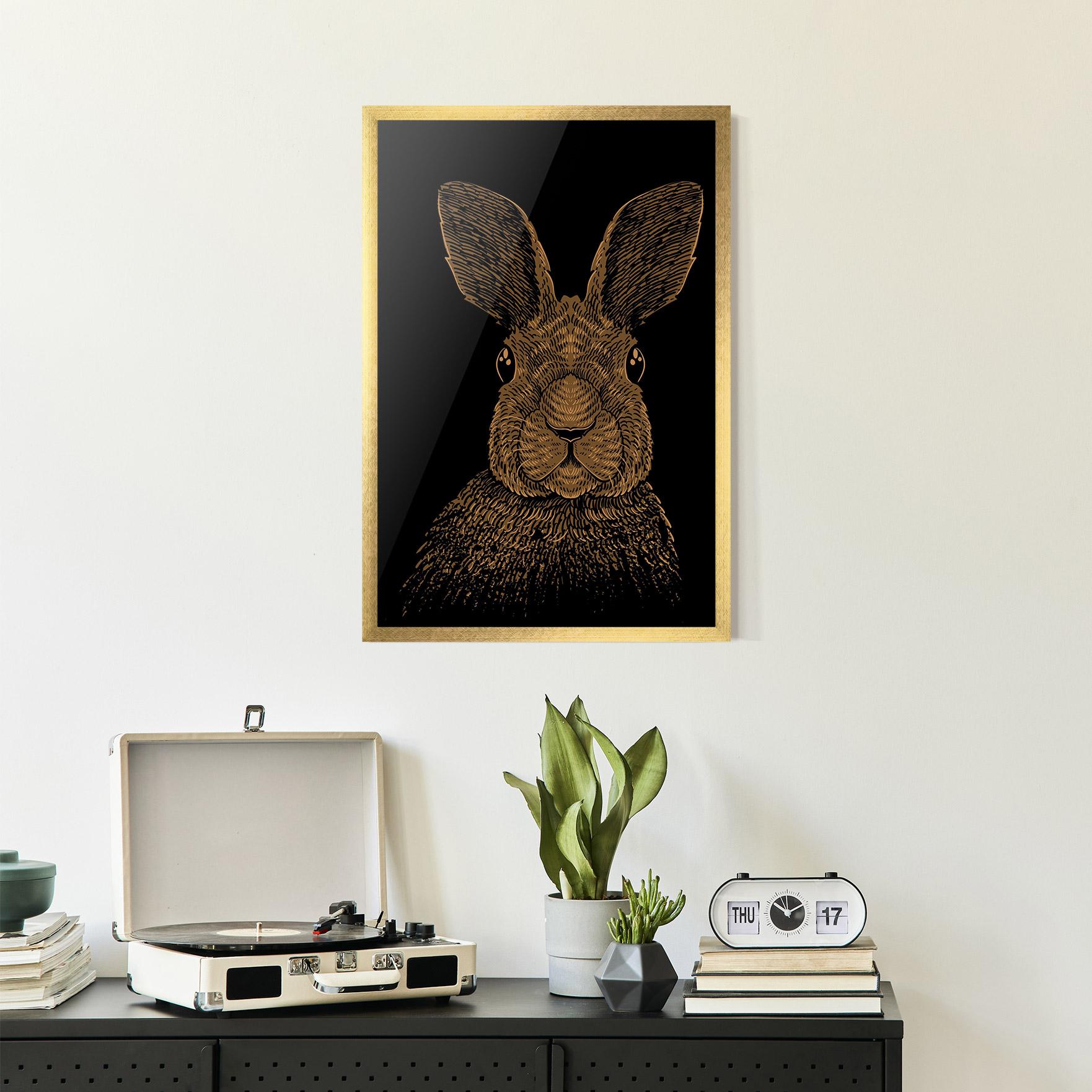 Poster Înrămat Brown Bunny mockup 2