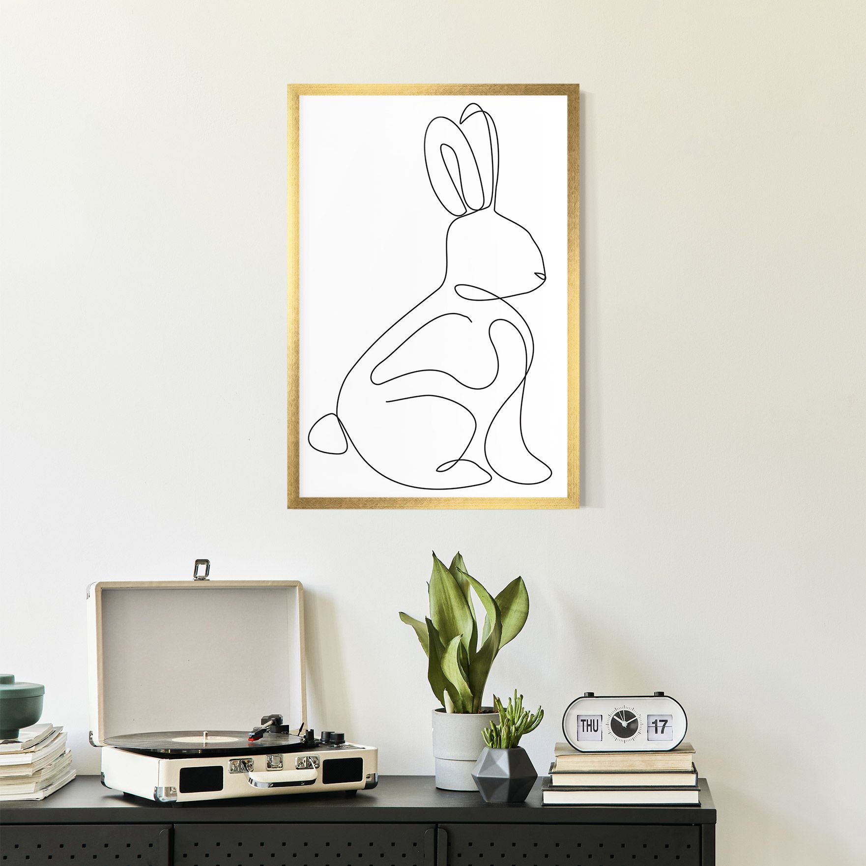 Cute Rabbit mockup 2